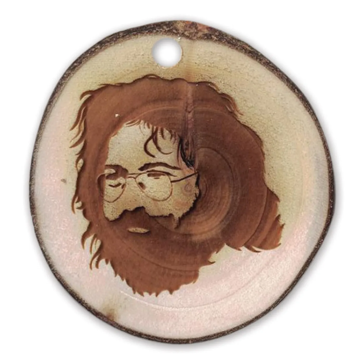 Jerry Garcia Reclaimed Wood Aspen Ornament