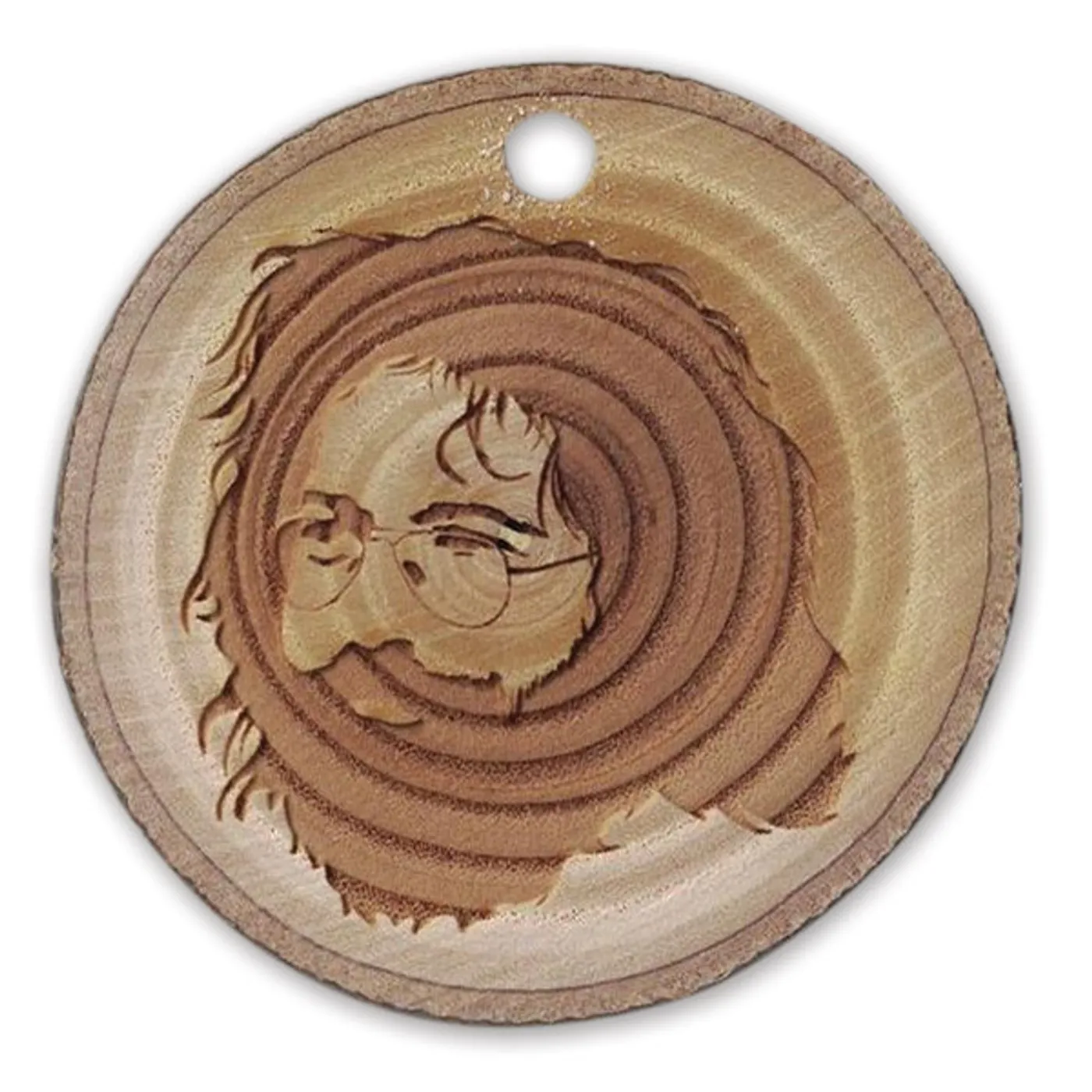 Jerry Garcia Reclaimed Wood Linden Ornament