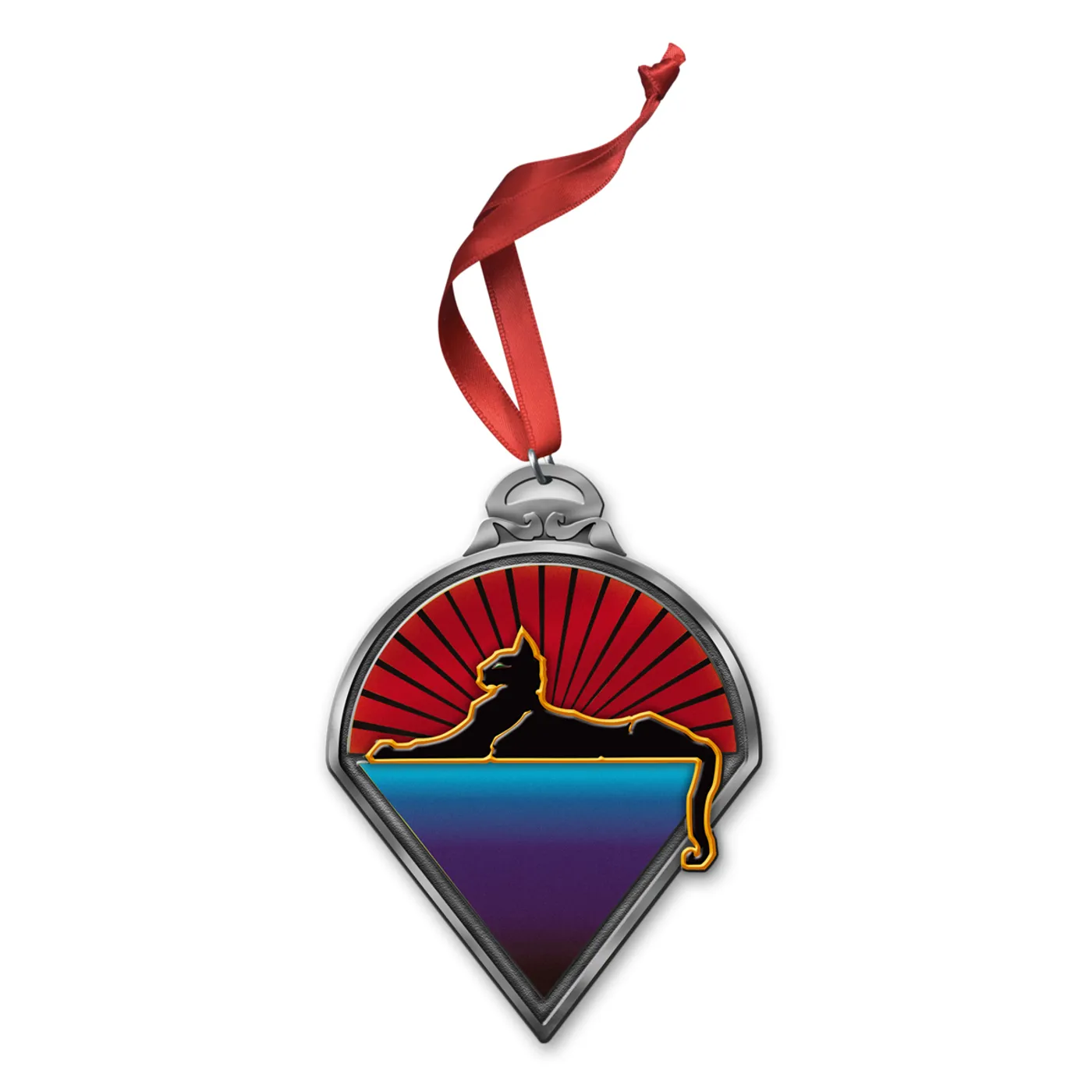 Jerry Garcia Cats Under the Stars Pewter Ornament