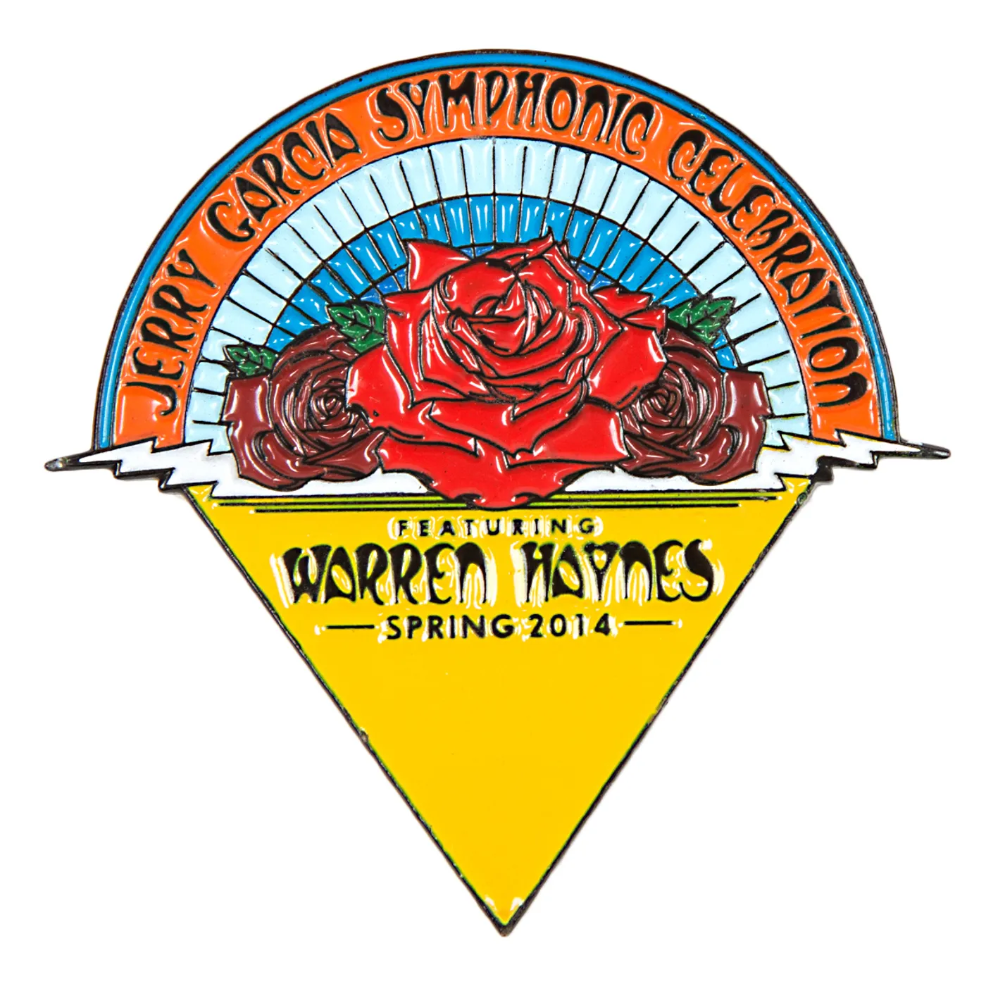 Jerry Garcia Symphonic Celebration Spring 2014 Tour Pin