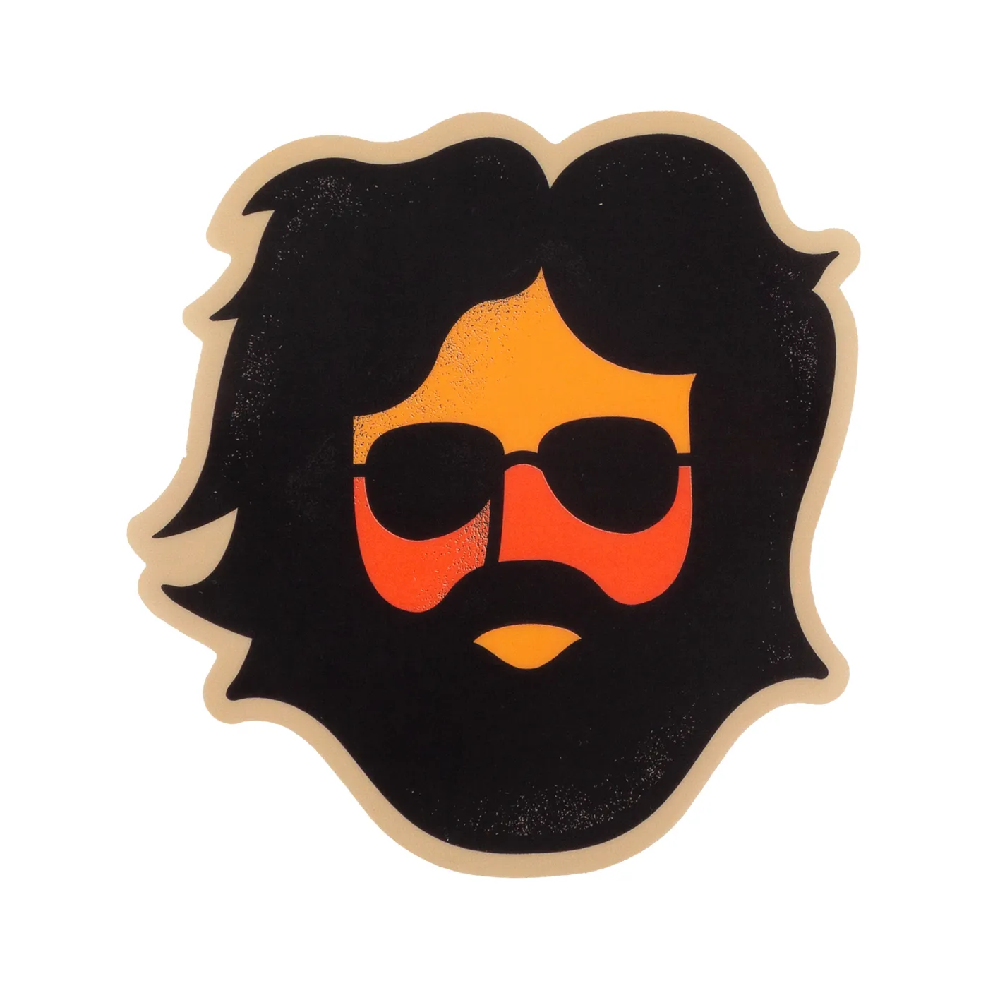 Jerry Garcia Keystone Jerry Cling Decal
