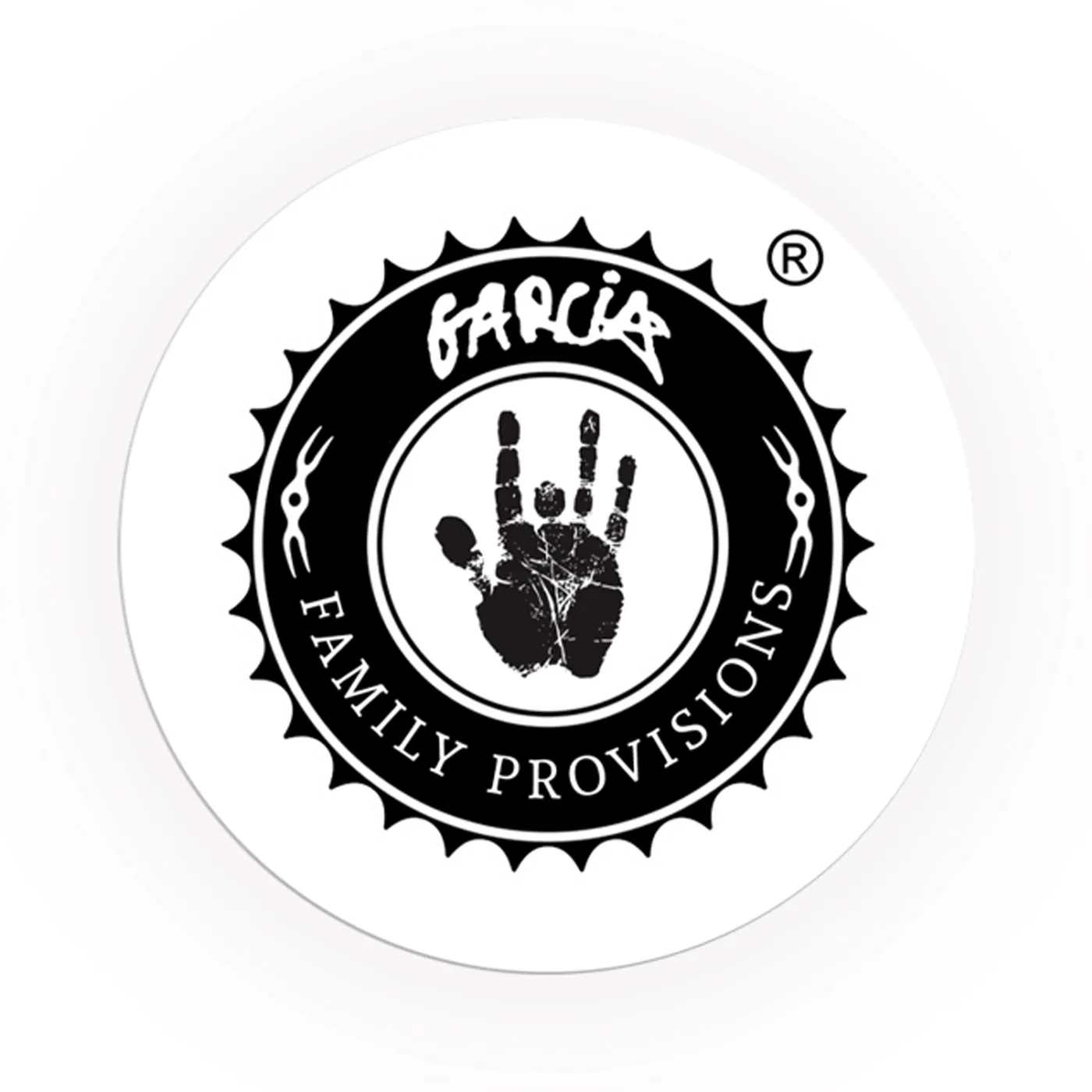 Jerry Garcia Garcia Family Provisions Sticker