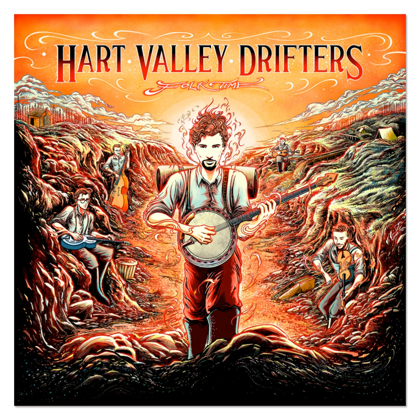 Jerry Garcia Hart Valley Drifters - Folk Time CD