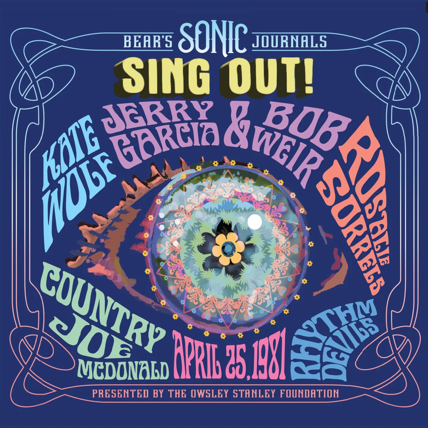 Jerry Garcia Bear's Sonic Journals: Sing Out! Berkeley Community Theater, 4/25/1981 (3-CD Set)
