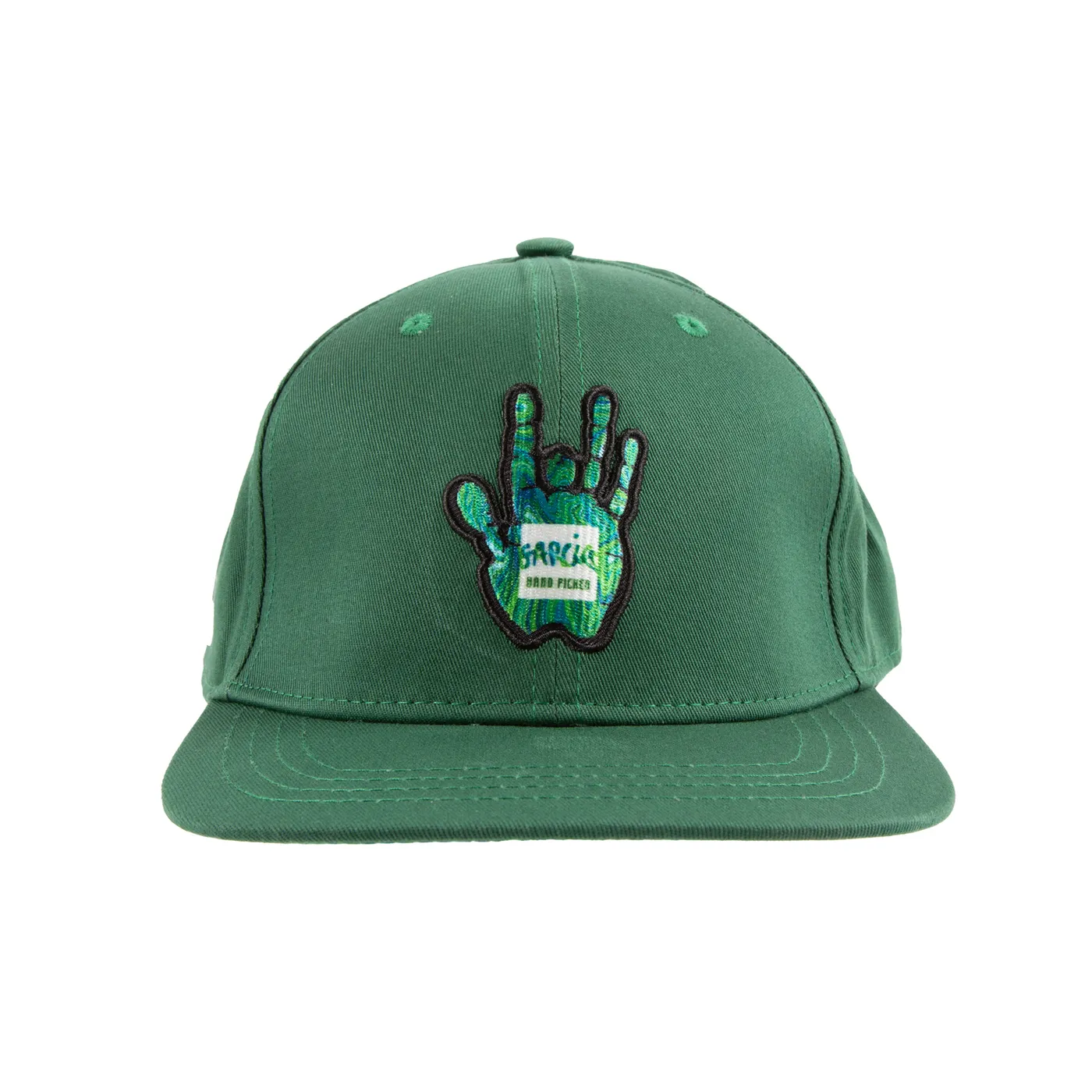 Jerry Garcia Garcia Hand Picked Green Flat Brim