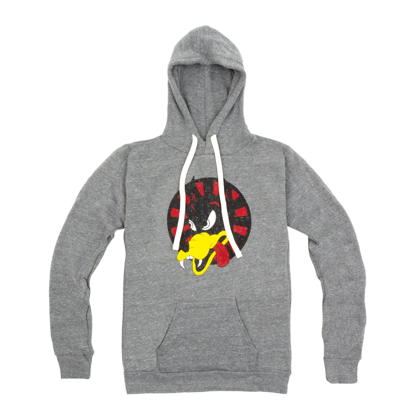 Jerry Garcia Distressed Wolf Pullover on Grey