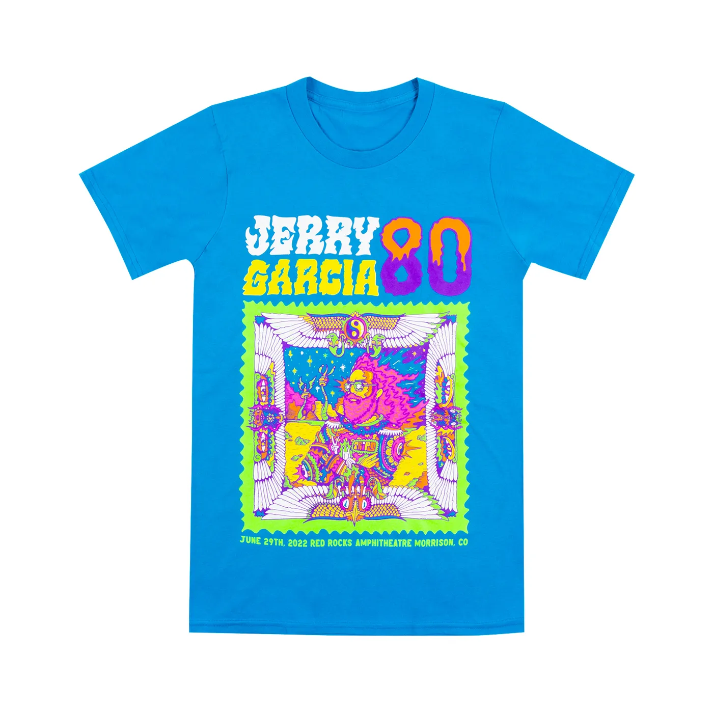 Jerry Garcia 80th Birthday Celebration Egypt Organic T-Shirt