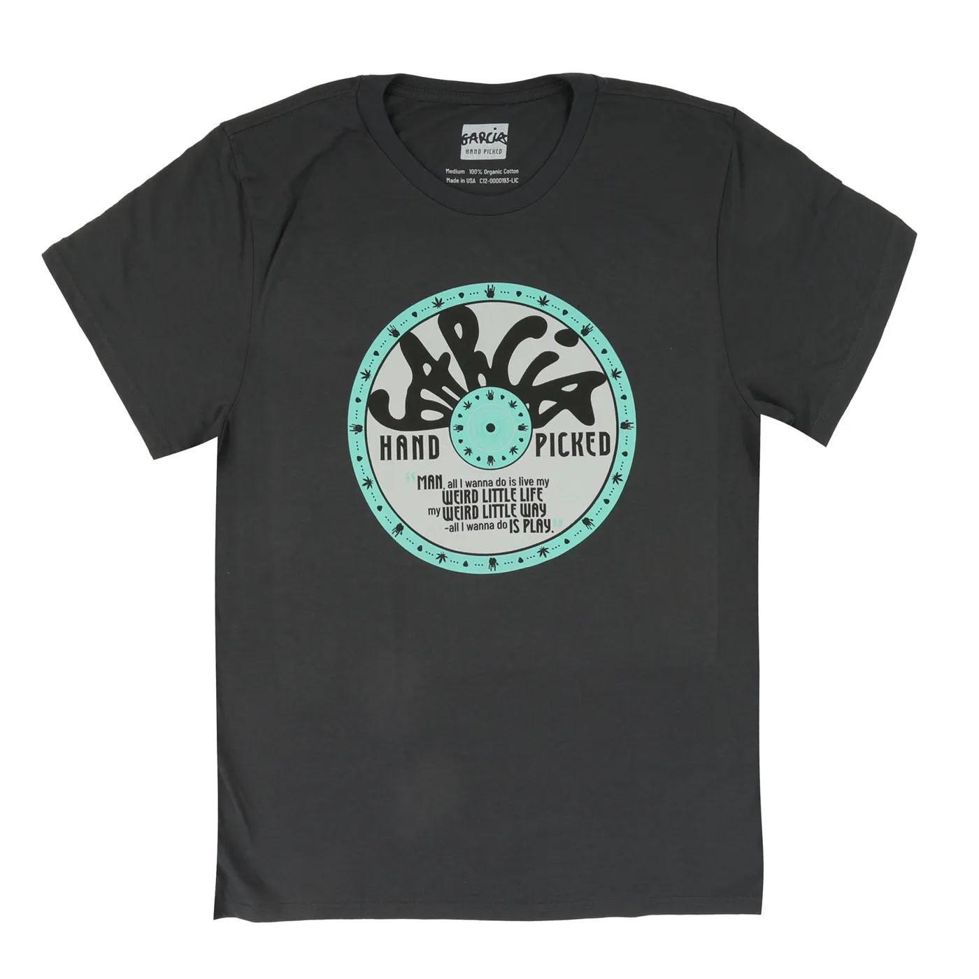 Jerry Garcia Garcia Hand Picked Replay Tee