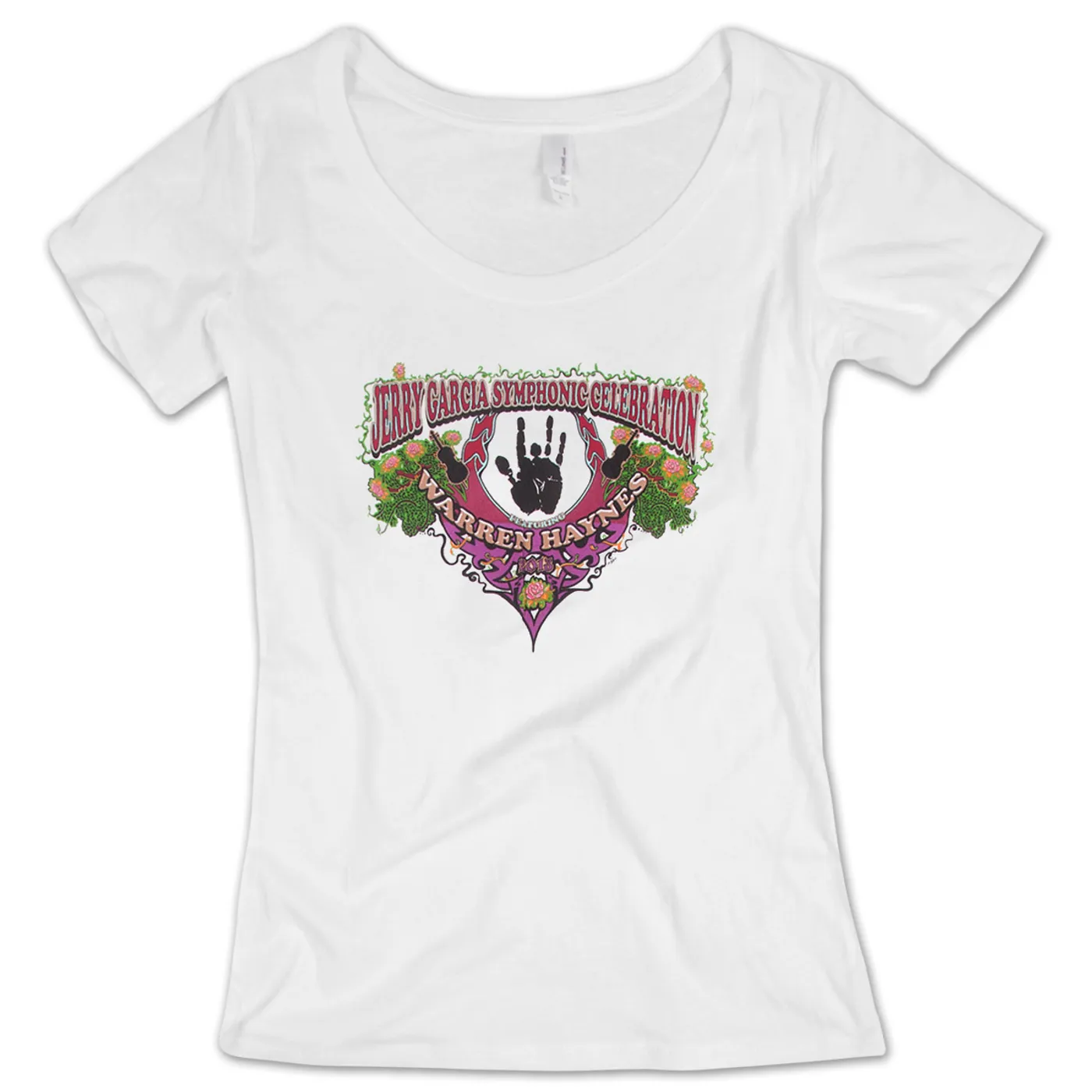 Jerry Garcia Symphonic Celebration Women's Tour T-Shirt