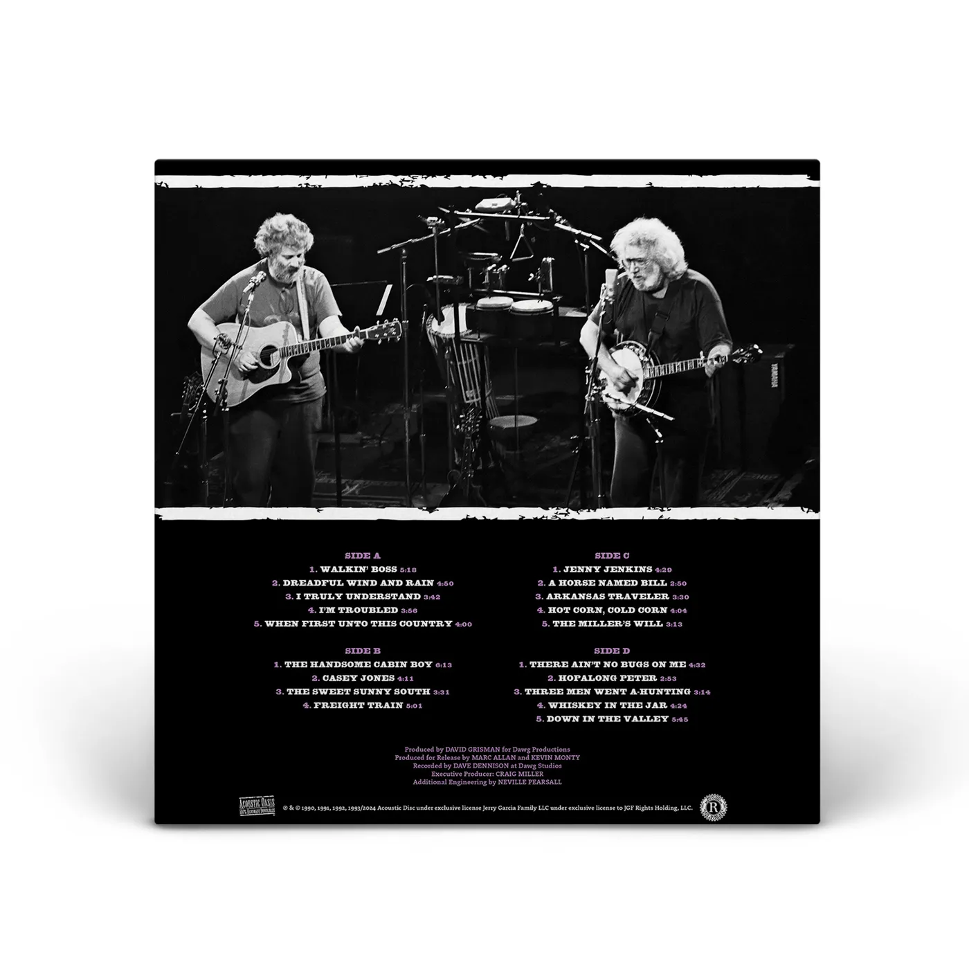 Jerry Garcia Bare Bones: Volume I - Master Takes (2xLP) [Purple Blast Colored Vinyl]