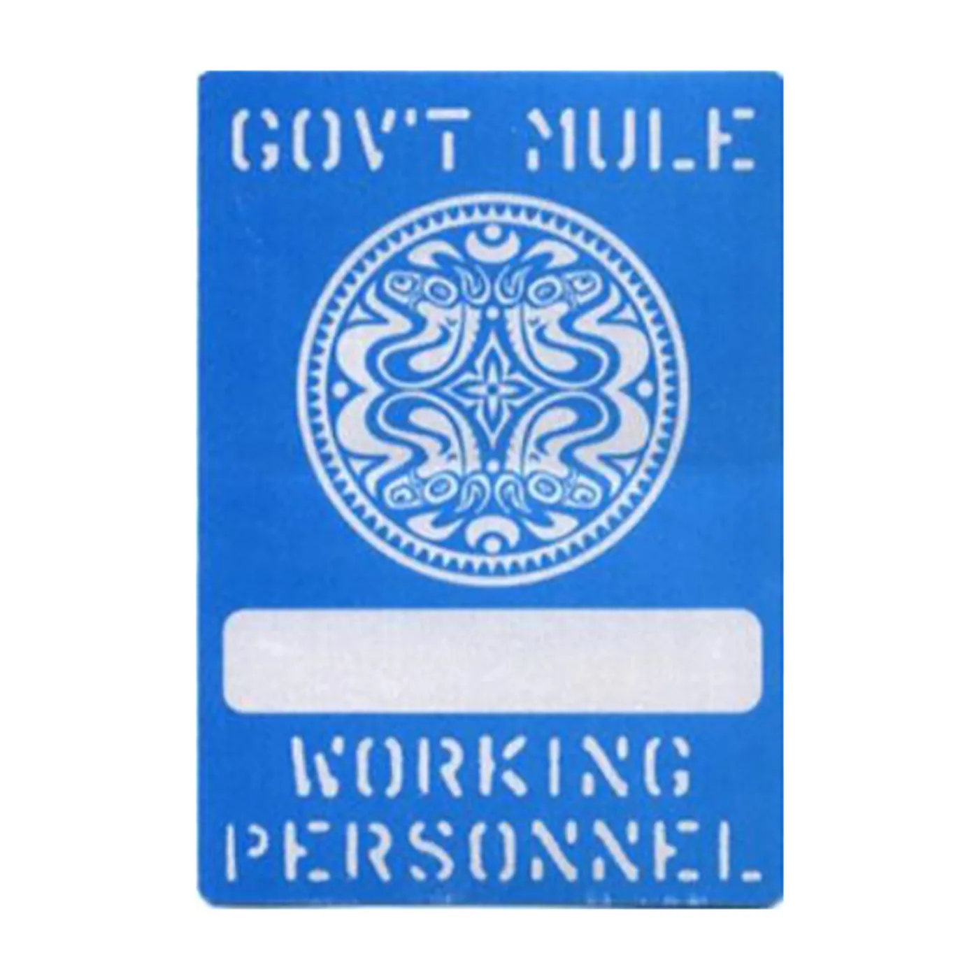 Gov't Mule Photo Pass at Show