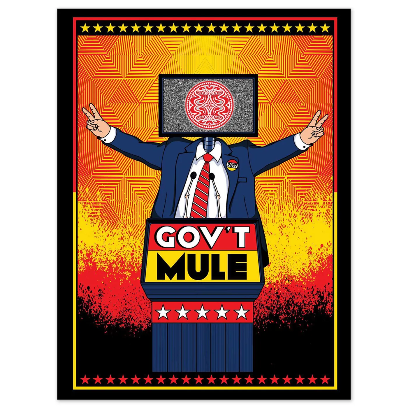 Gov't Mule Revolution Come...Revolution Go Screen Print Poster