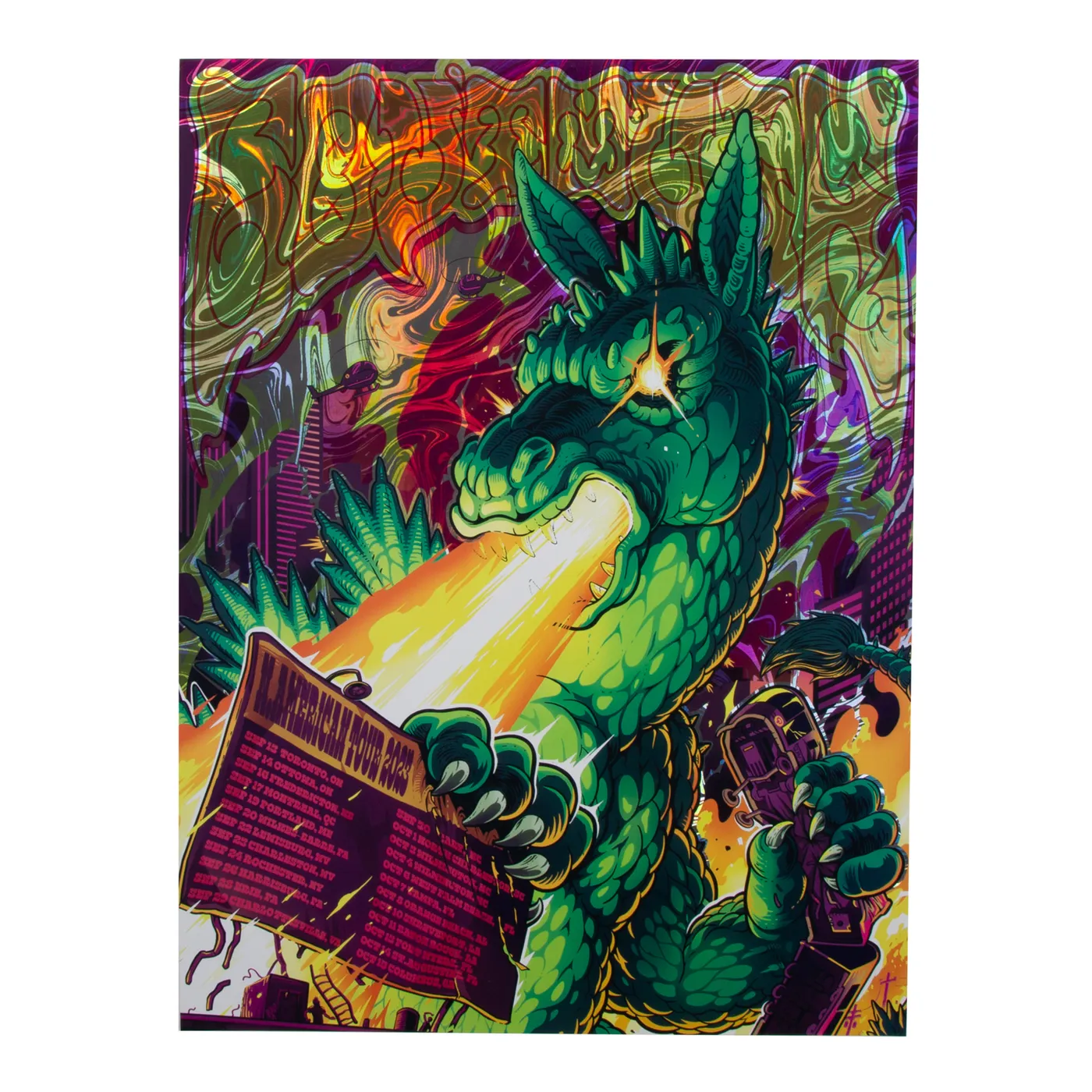 Gov't Mule N. American Tour Poster 2023 - Foil