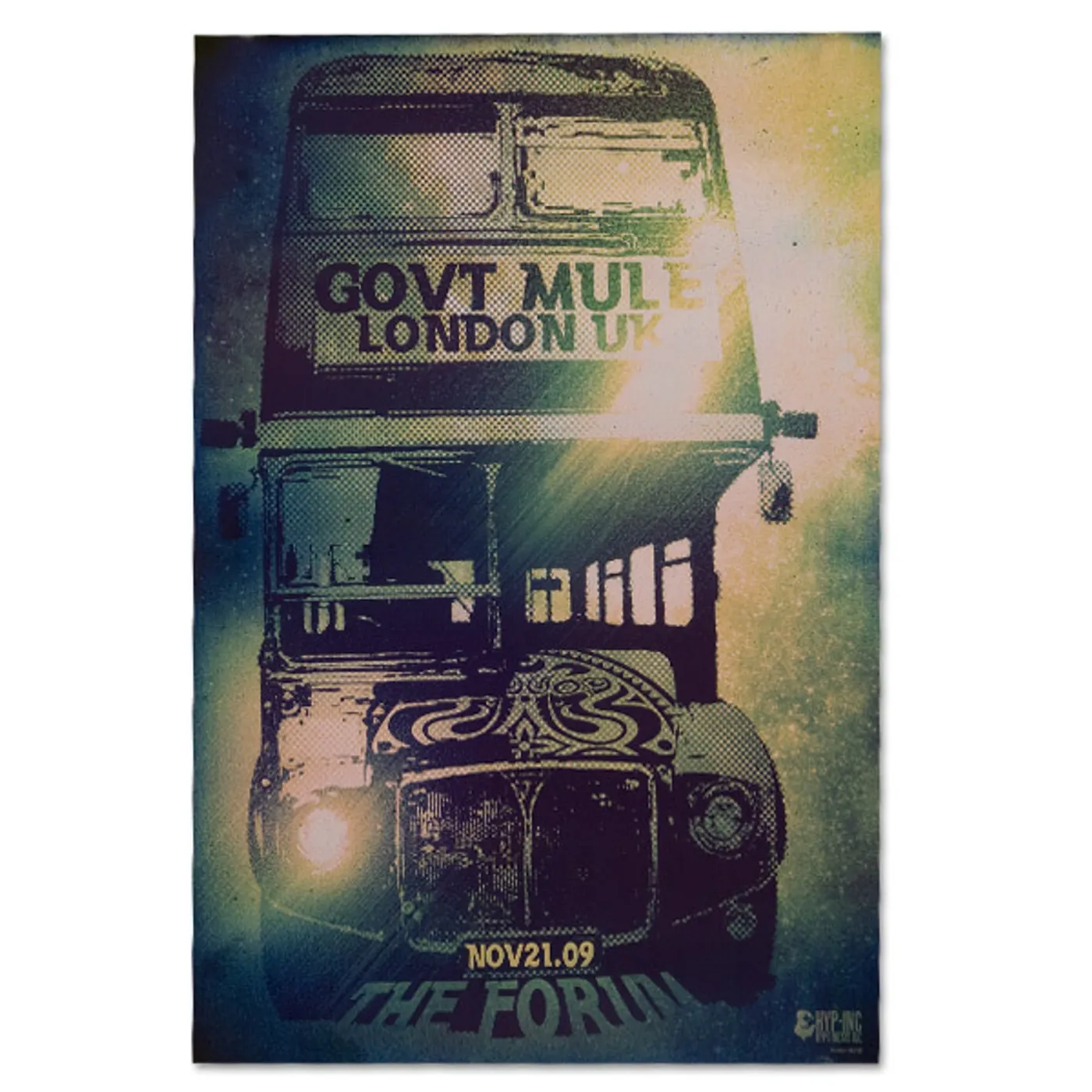 Gov't Mule 2009 The Forum London England Event Poster
