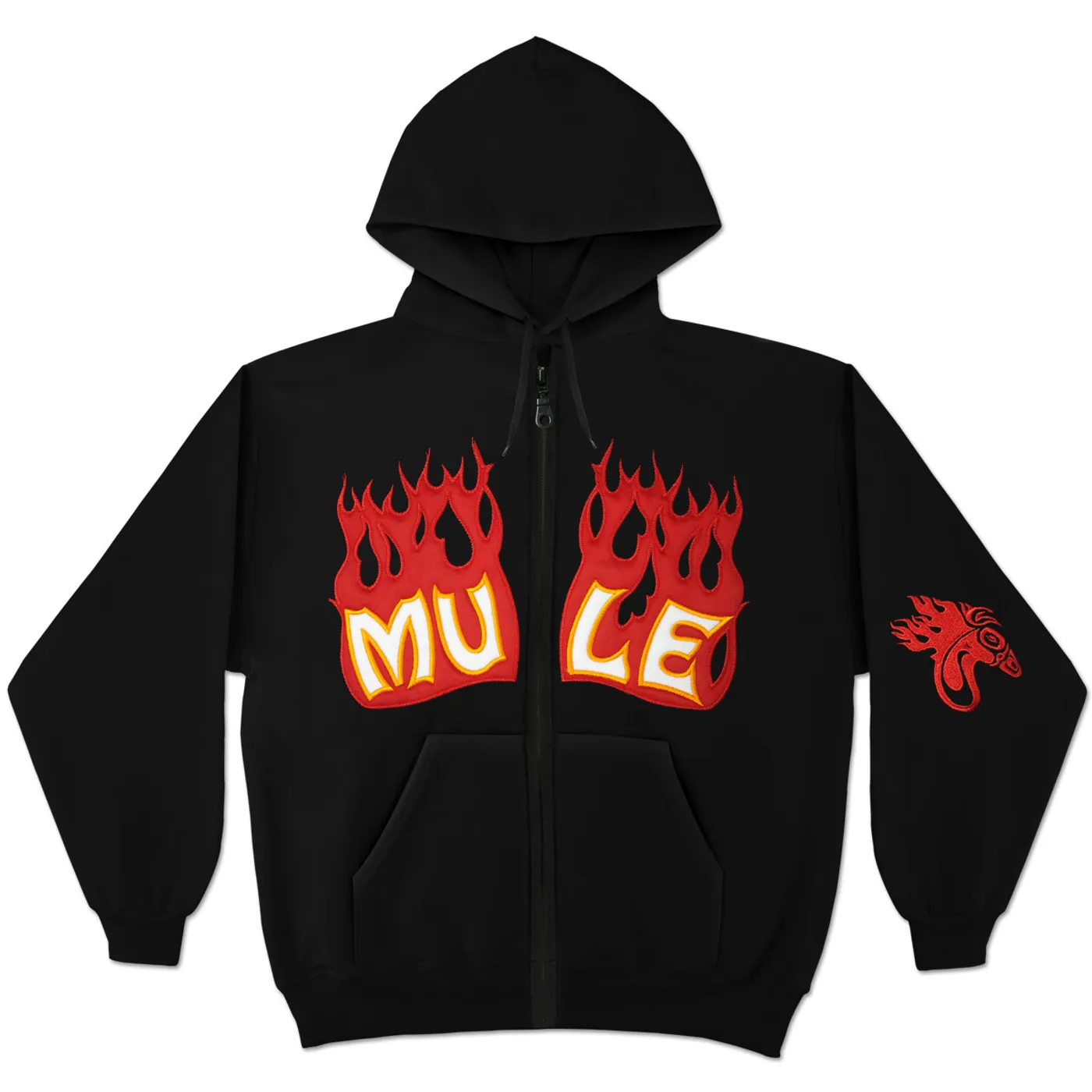 Gov't Mule Flaming Mule Zip Hoodie