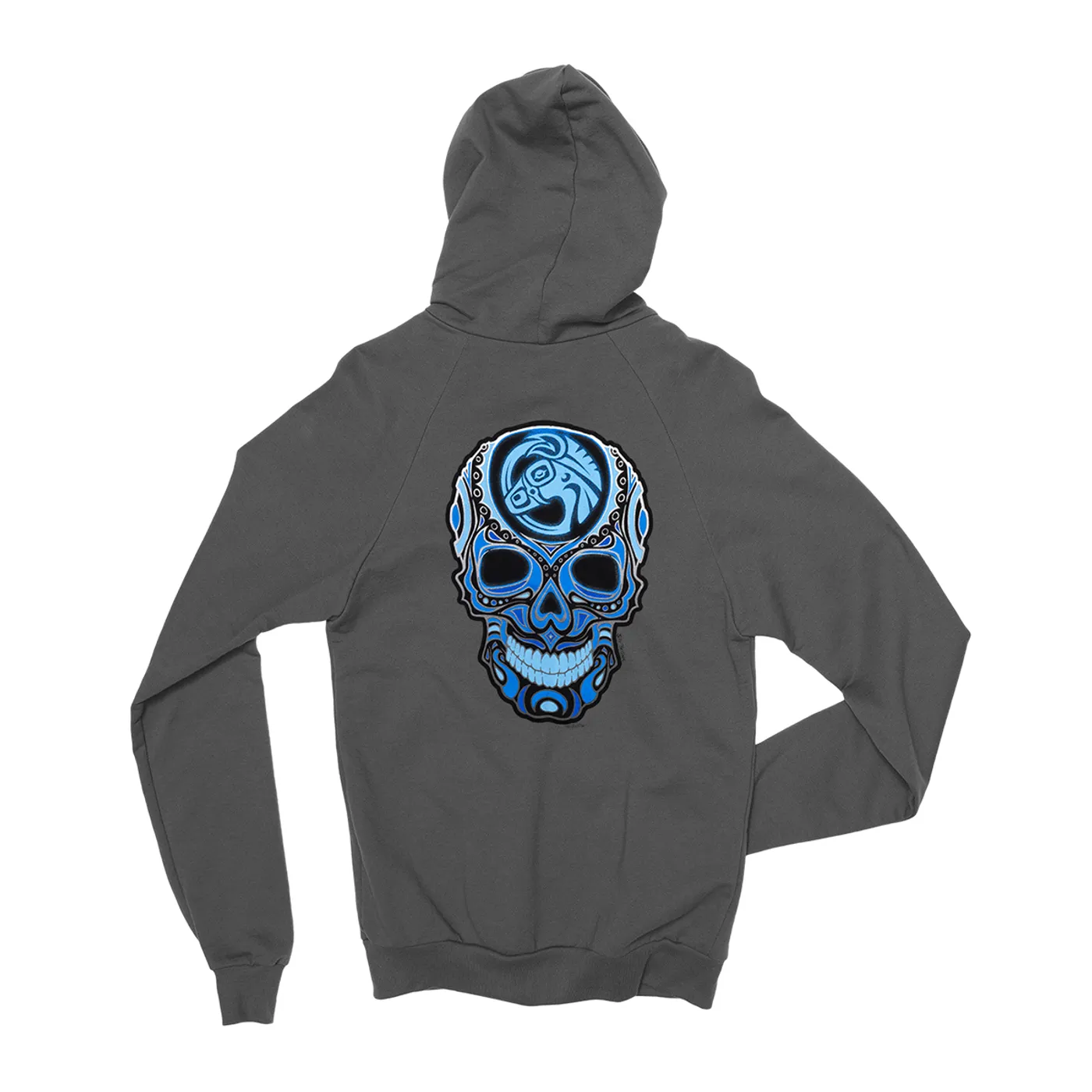 Gov't Mule Grey Skull Logo Zip Hoodie