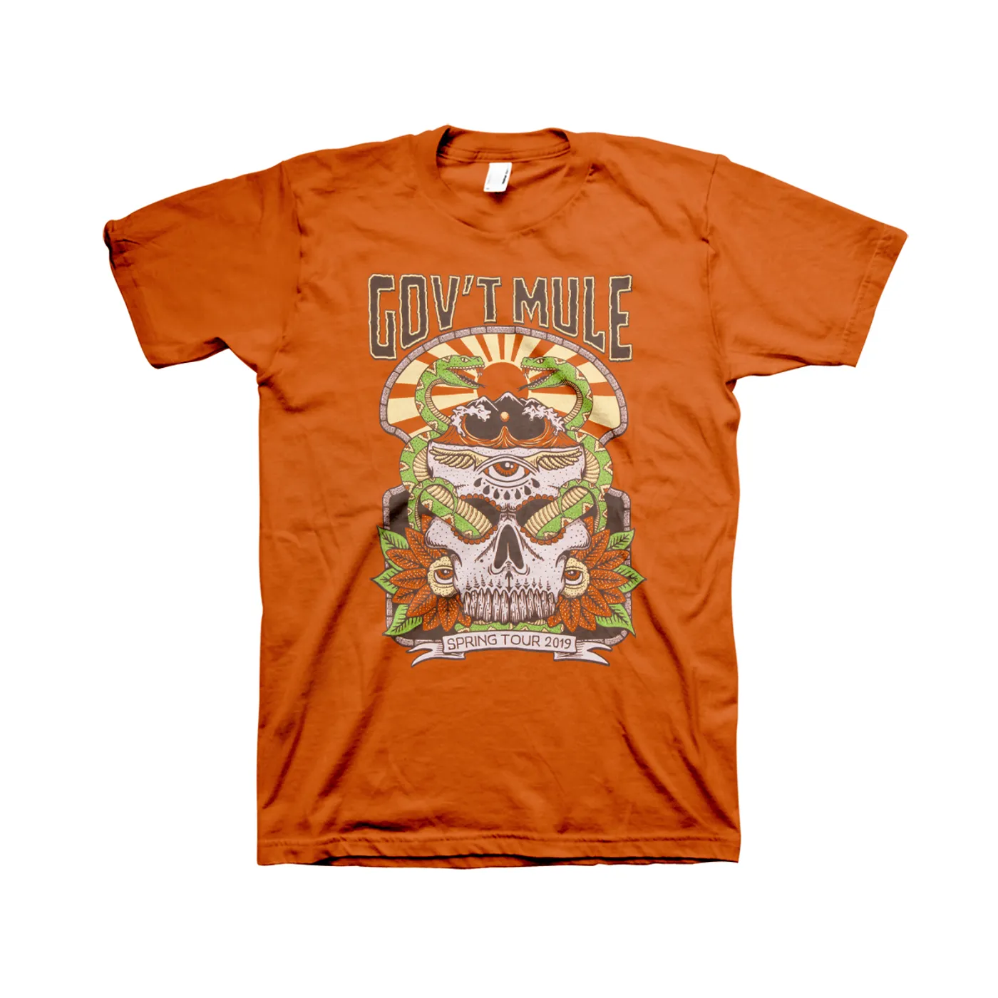 Gov't Mule Spring Tour 2019 T-Shirt - 2XL Only