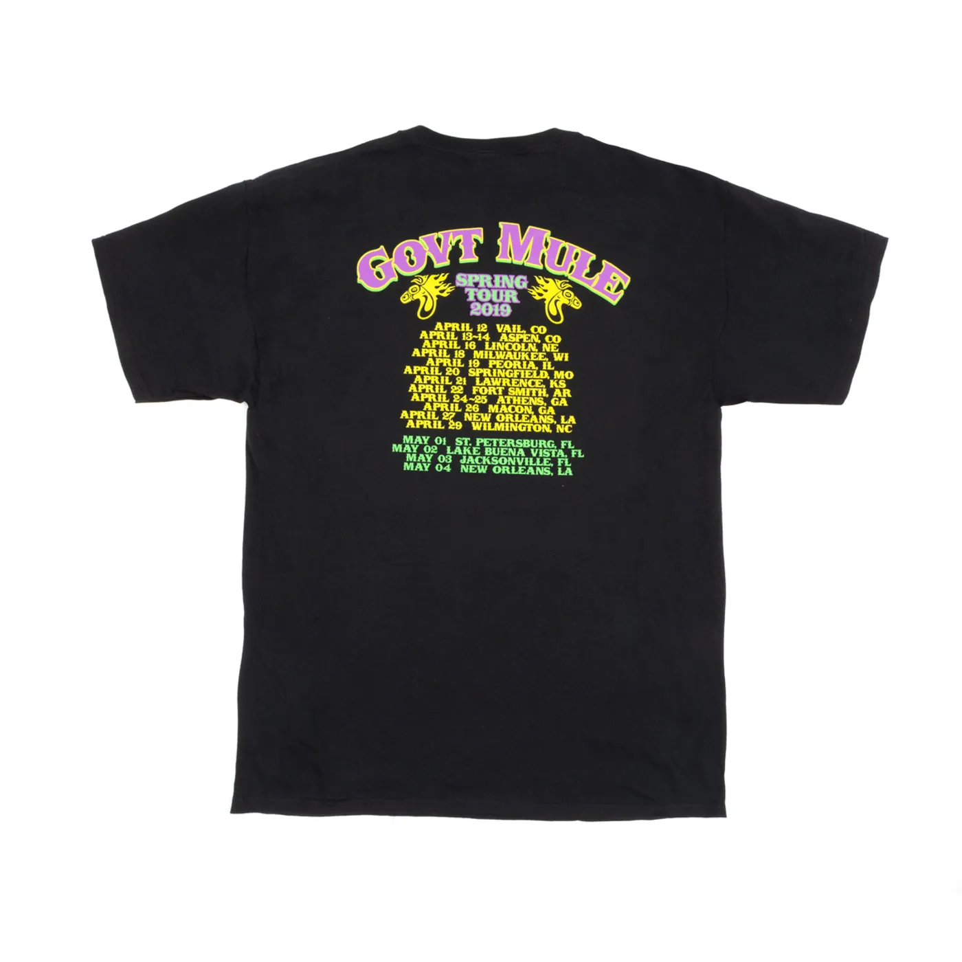 Gov't Mule Spring Tour 2019 Mardi Gras T-Shirt