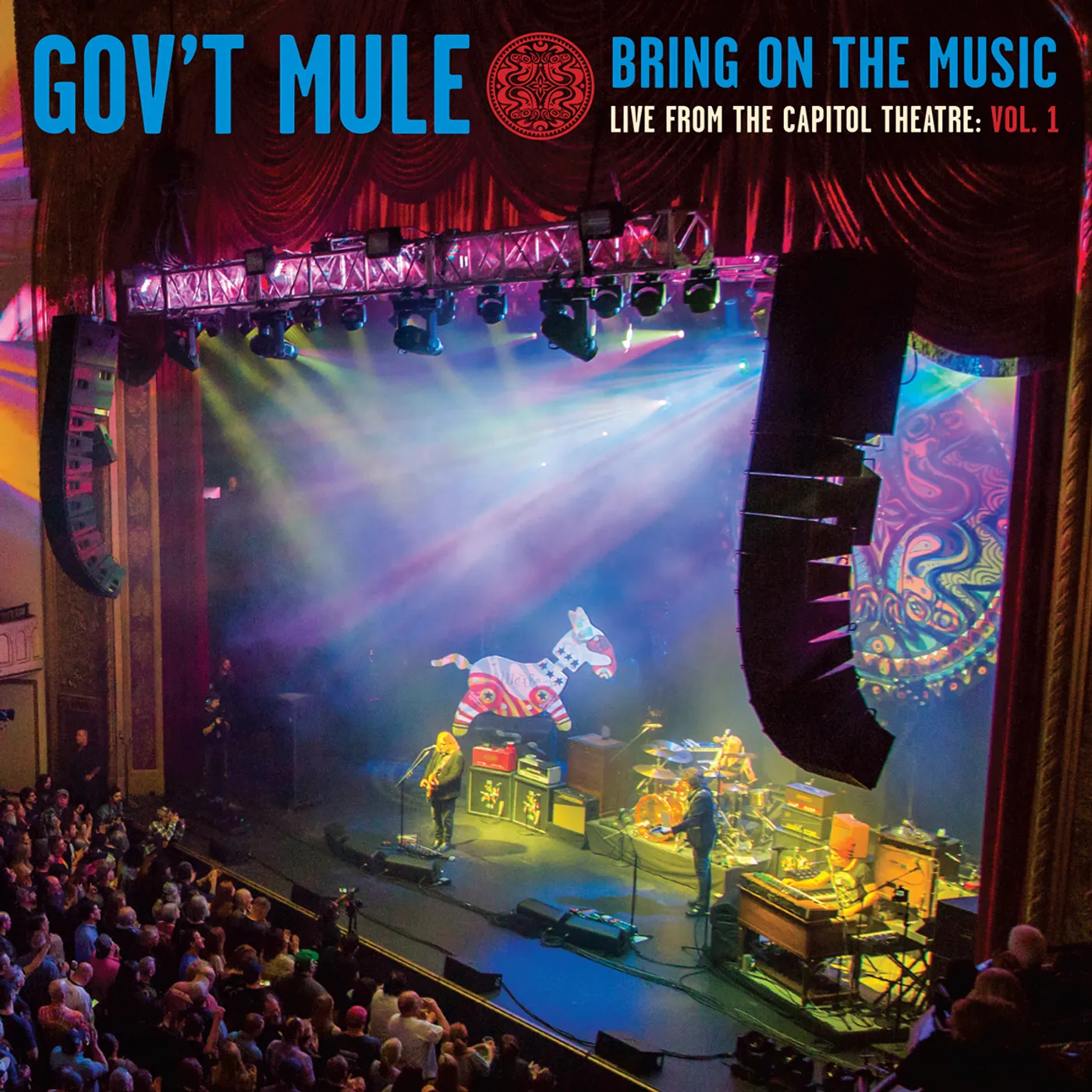 Gov't Mule Red Splatter 2-LP Volume 1: Bring On The Music / Live at The Capitol Theatre (Vinyl)