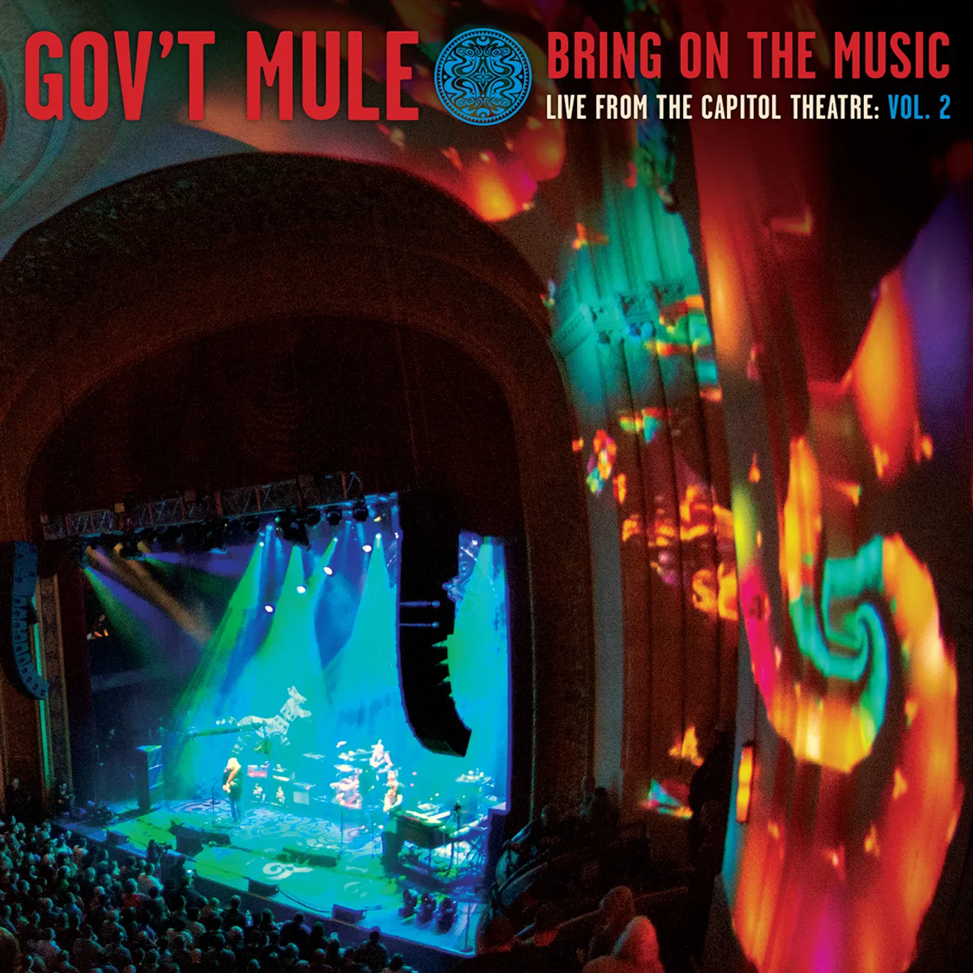 Gov't Mule Blue Splatter 2-LP Volume 2: Bring On The Music / Live at The Capitol Theatre (Vinyl)