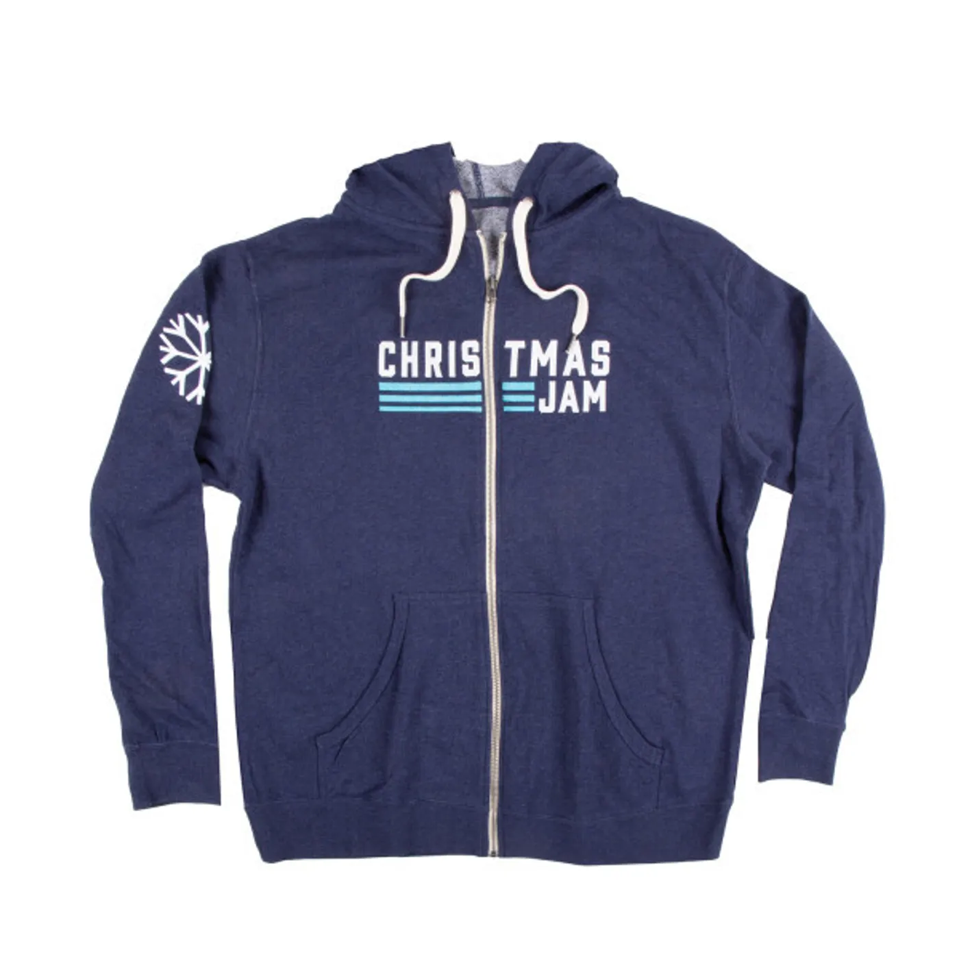 Warren Haynes 2022 Christmas Jam Navy Cut'n'sew Zip Hoodie