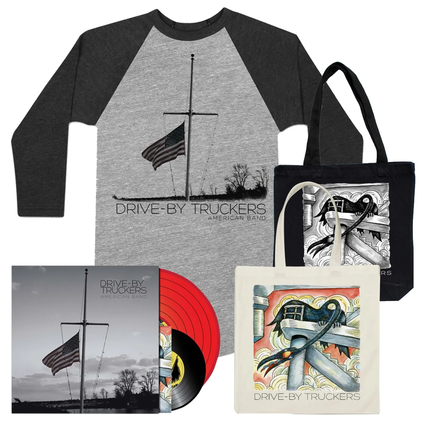 Drive-By Truckers American Band LP, Shirt & Tote Bundle