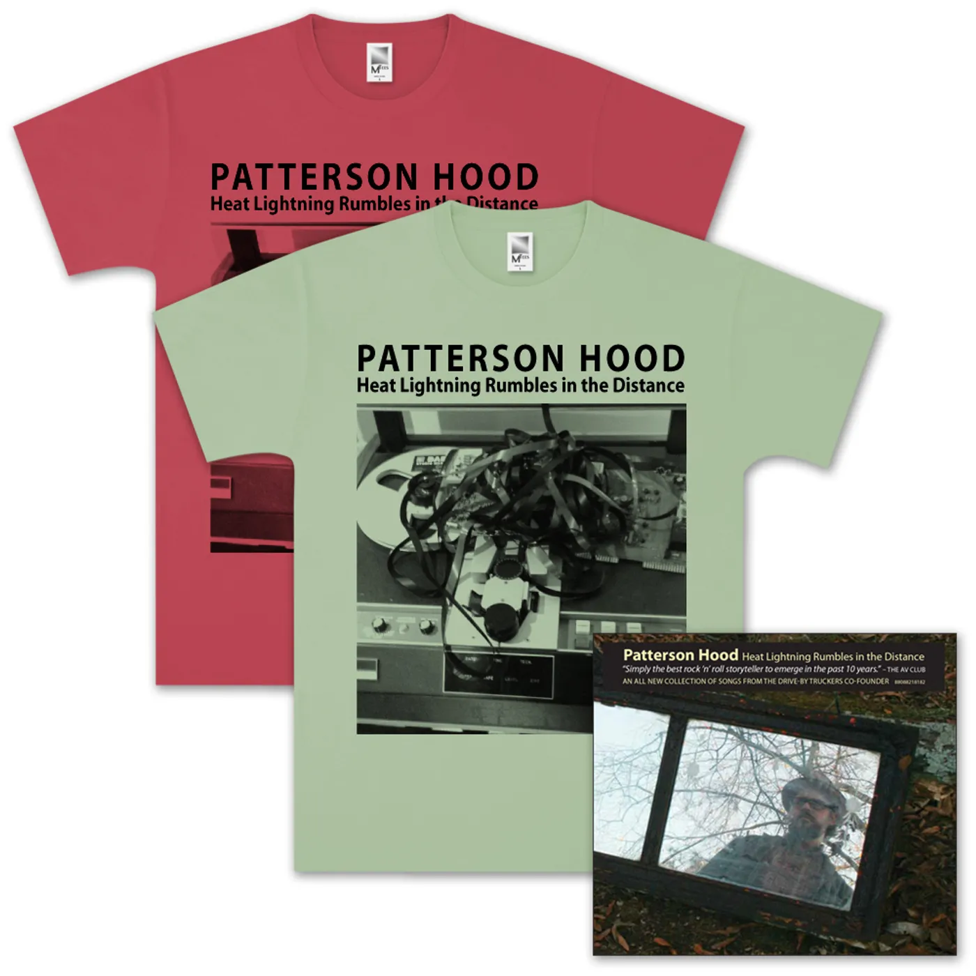 Drive-By Truckers Patterson Hood - Heat Lightning CD & Tee Combo