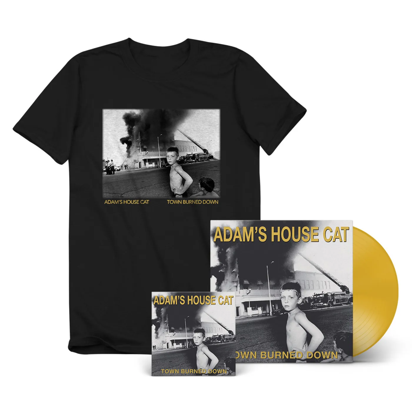 Drive-By Truckers Town Burned Down CD or LP + T-Shirt Bundle