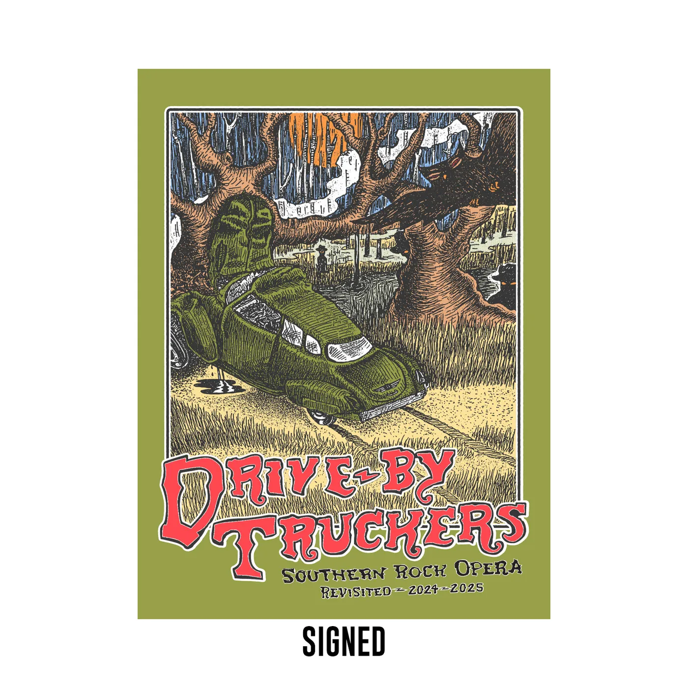 Drive-By Truckers Southern Rock Opera Revisited Poster - Regular (SIGNED)
