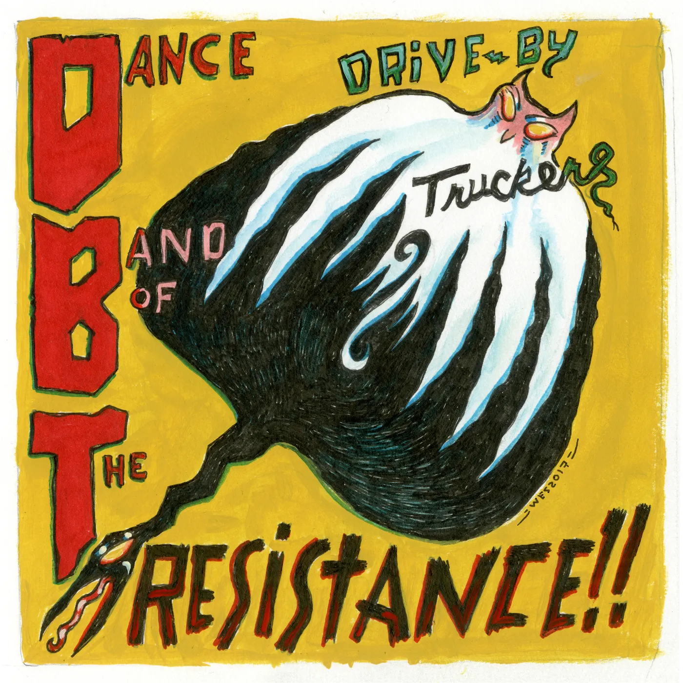 Drive-By Truckers Dance Band of the Resistance Sticker