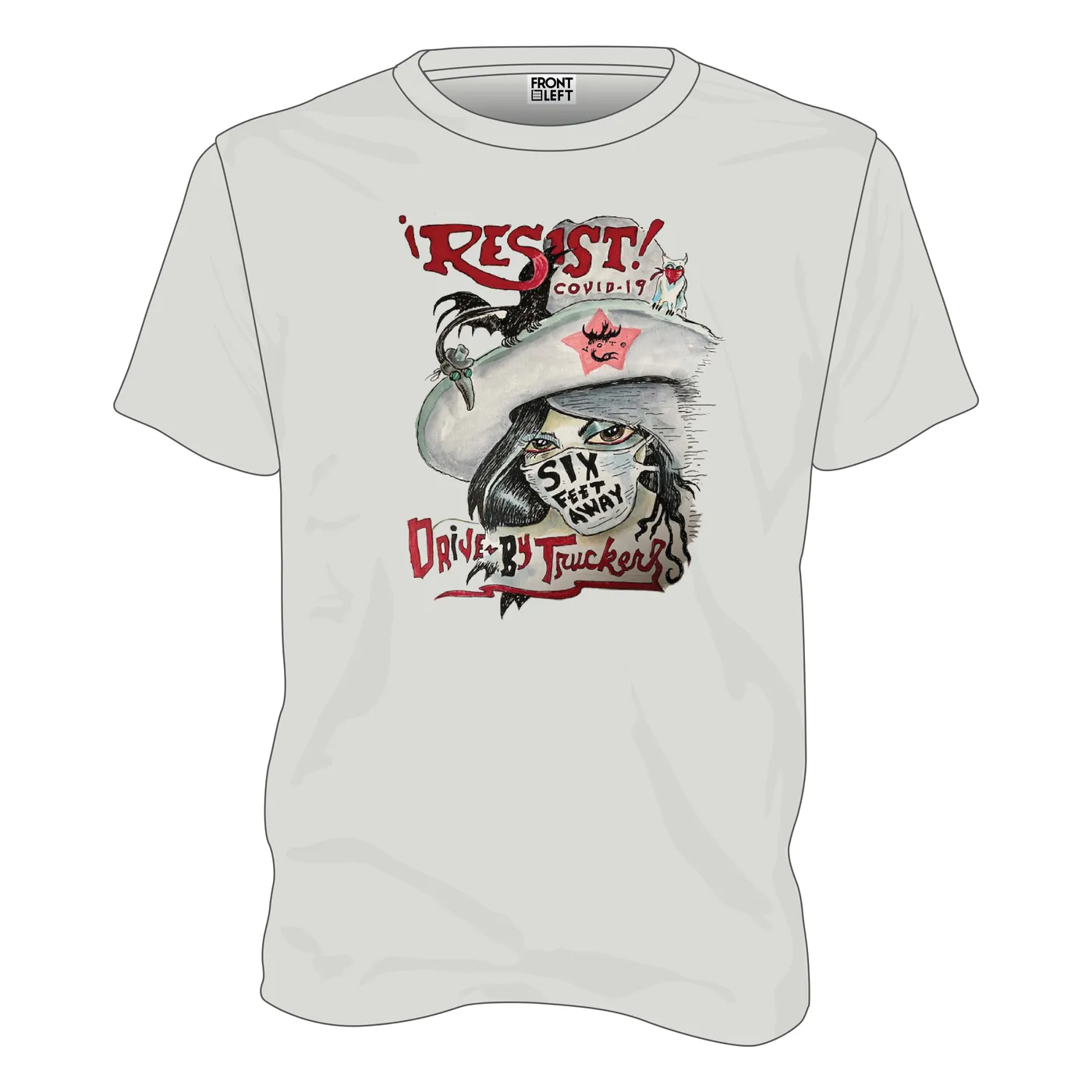 Drive-By Truckers Resist Covid-19 Shirt