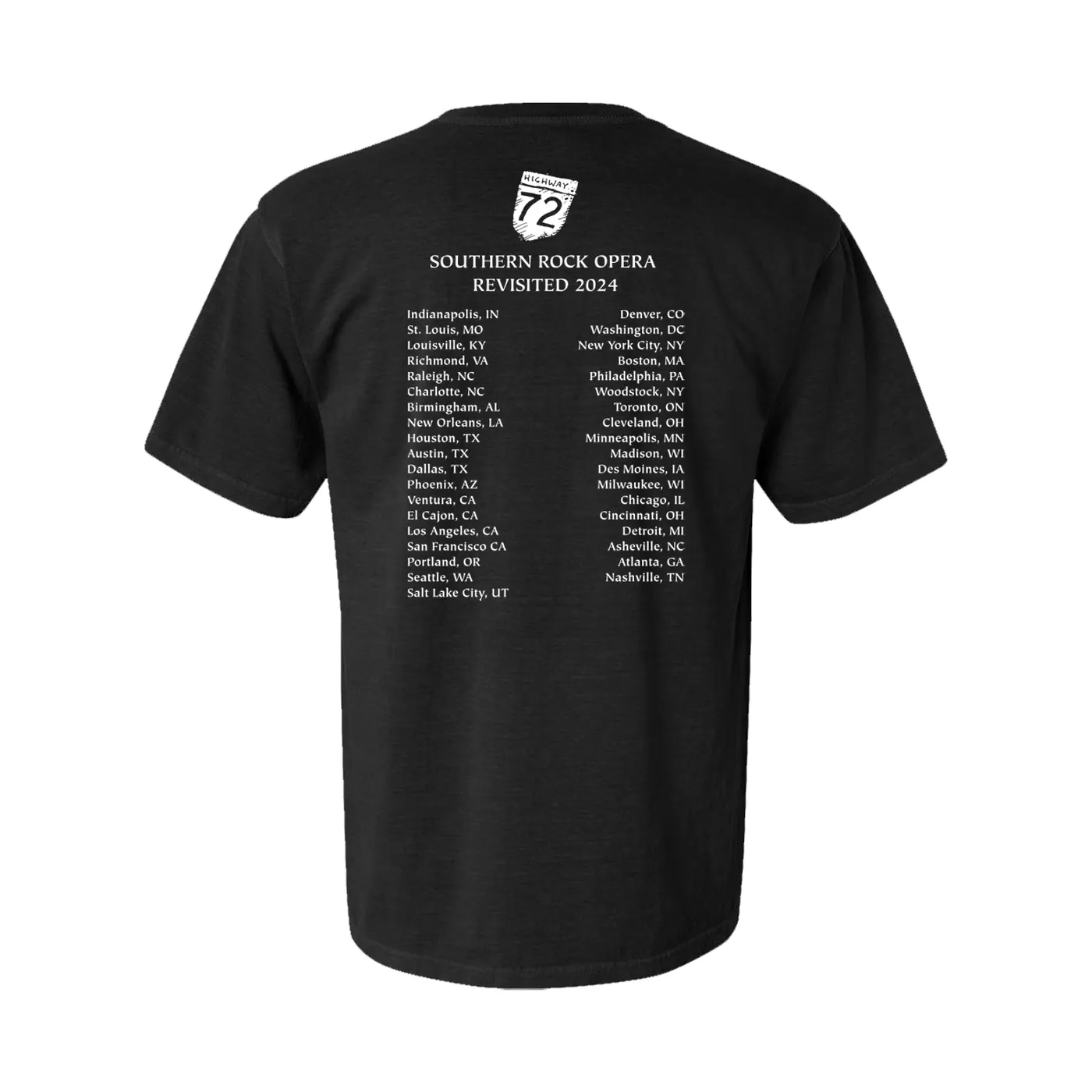 Drive-By Truckers Southern Rock Opera Revisited 2024 Tour Tee