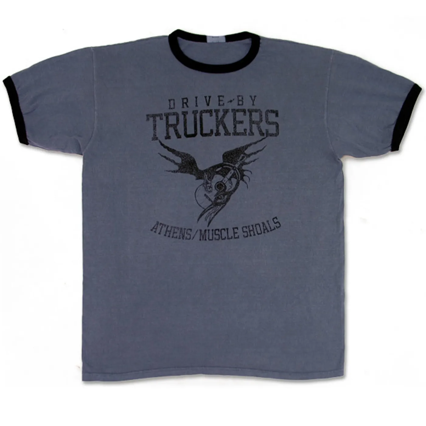 Drive-By Truckers DBT Ringer T with Cooley Bird Print