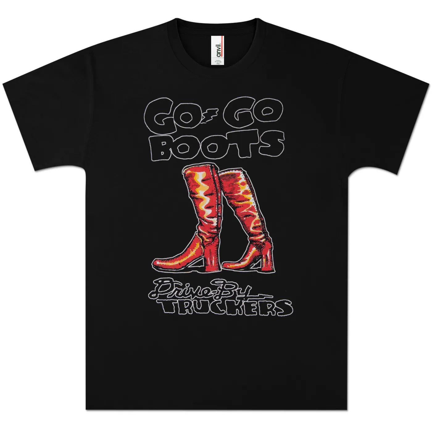 Drive-By Truckers Black Go-Go Boots T-Shirt