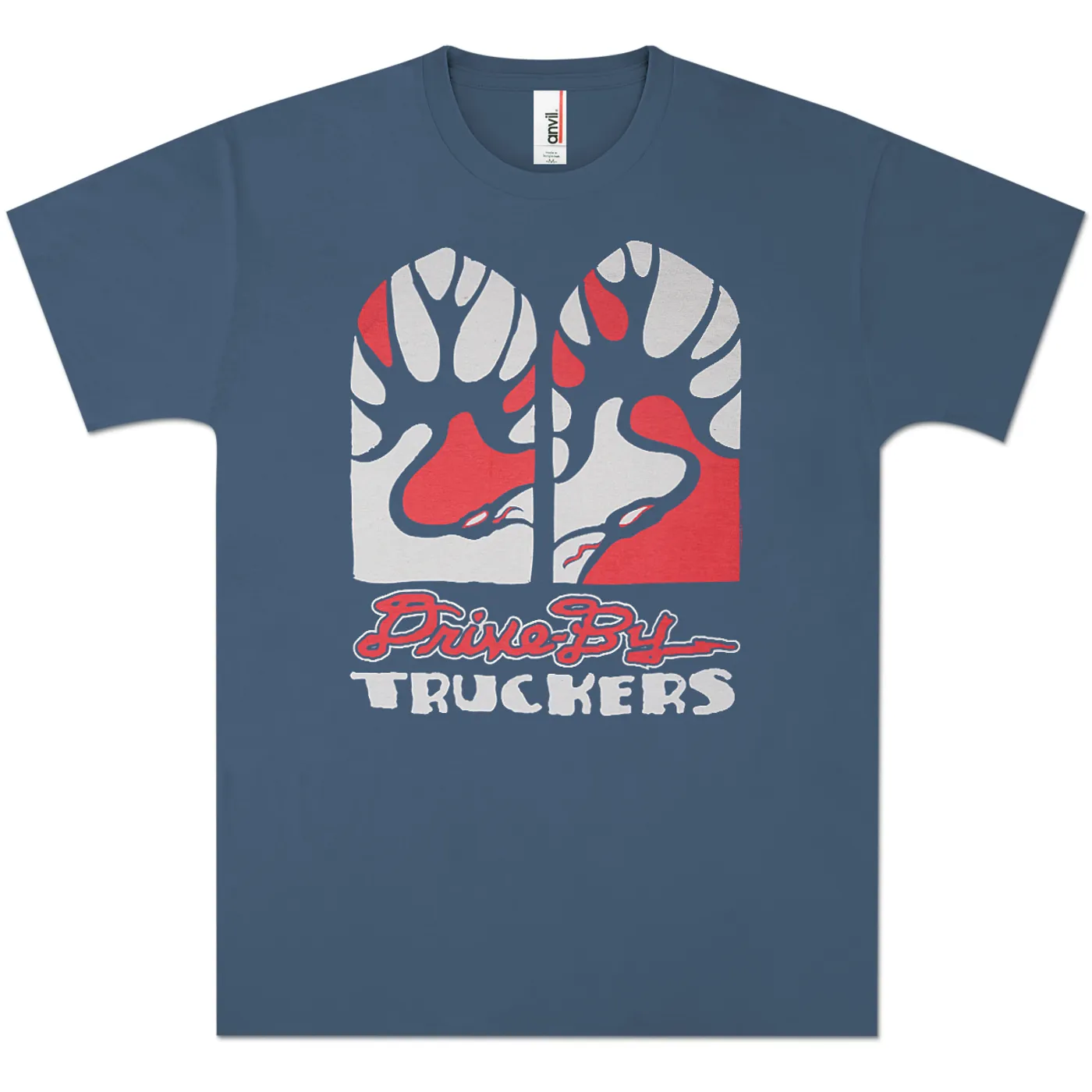 Drive-By Truckers Indigo Stained Glass Cooley Bird T-Shirt - SM Only