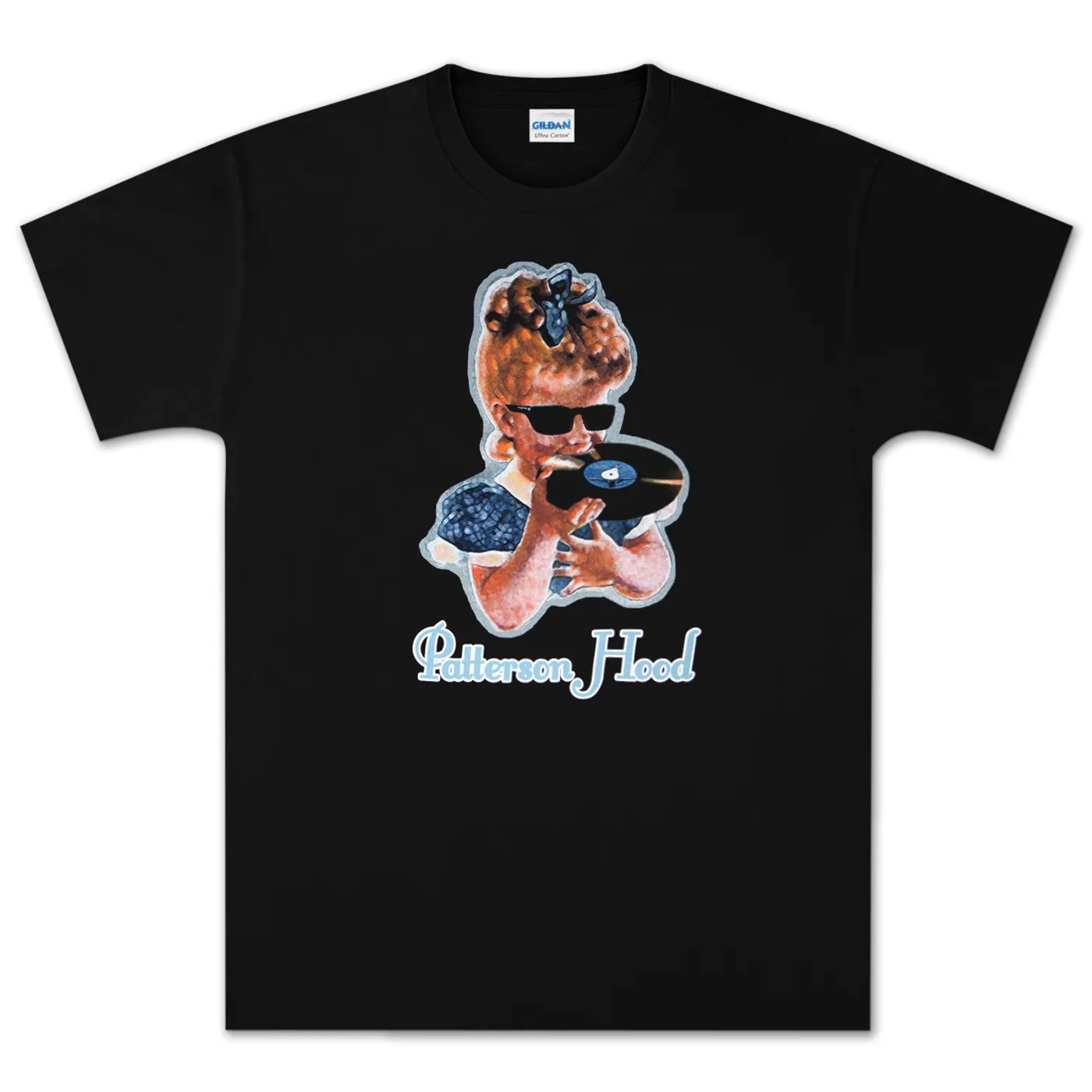Drive-By Truckers Patterson Hood Record Eater Black Tee - SM Only