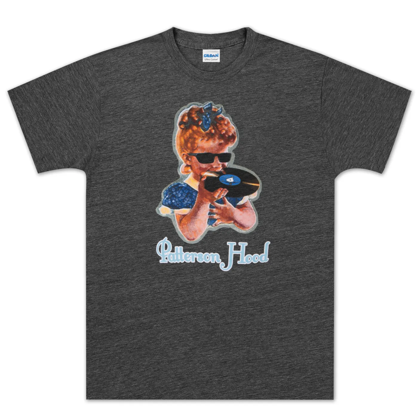 Drive-By Truckers Patterson Hood Record Eater Charcoal Tee - SM Only