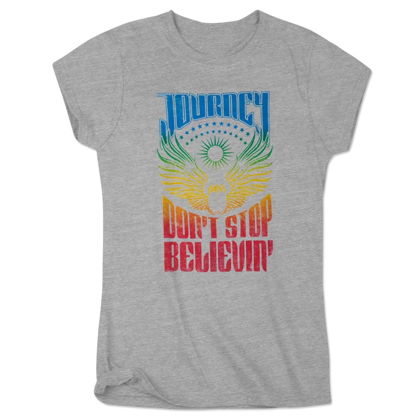 Journey 2015 Tour Ladies Rainbow Scarab T-Shirt