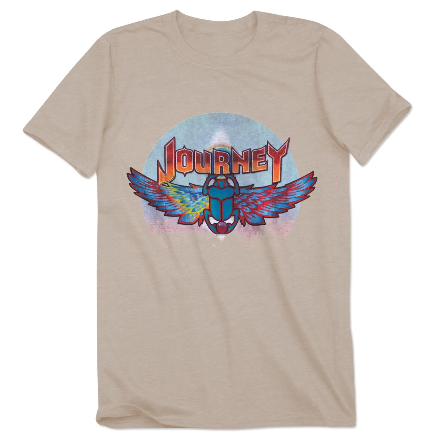 Journey 2014 Tour Rainbow Circle Logo T-Shirt