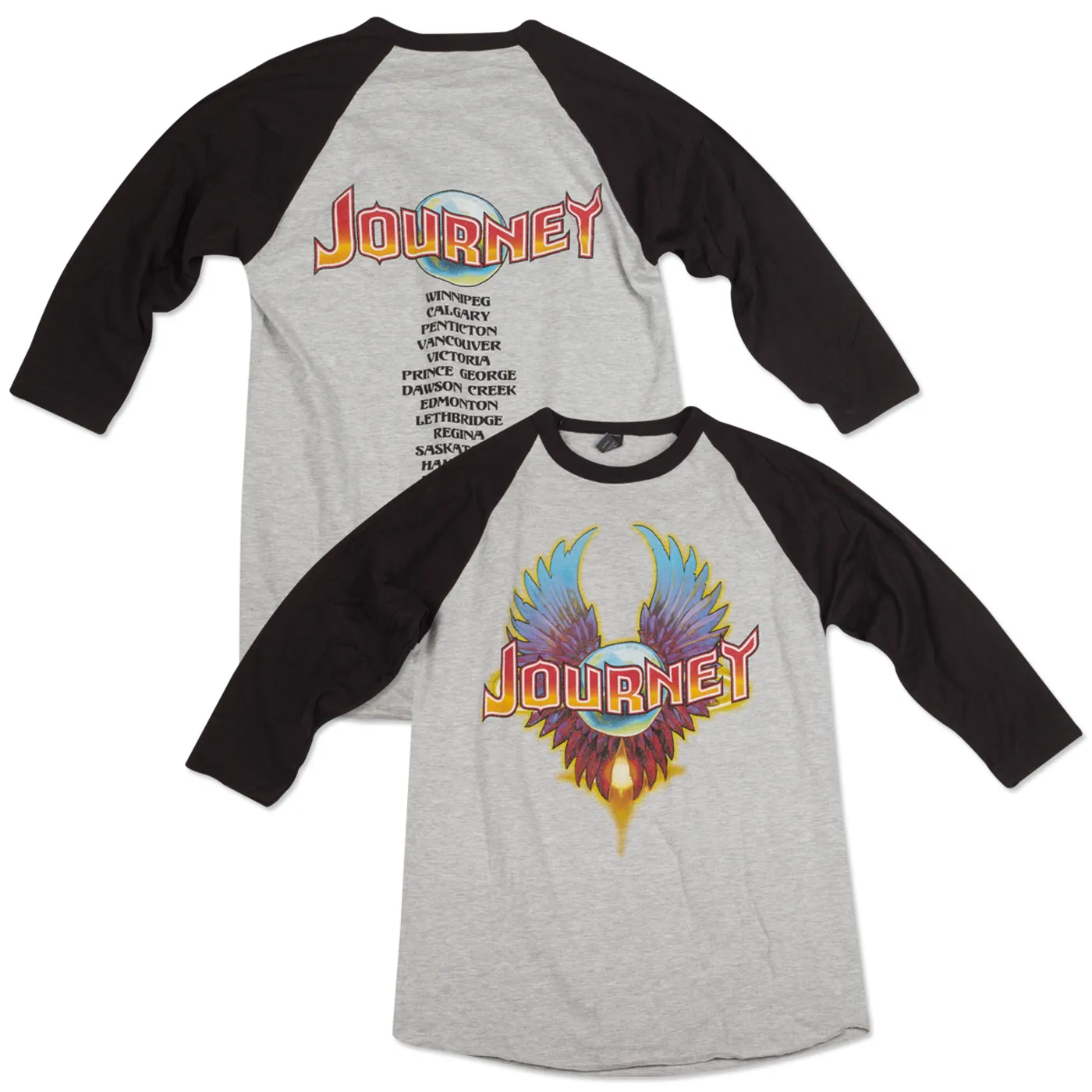 Journey 2015 Tour Canada Raglan T-Shirt