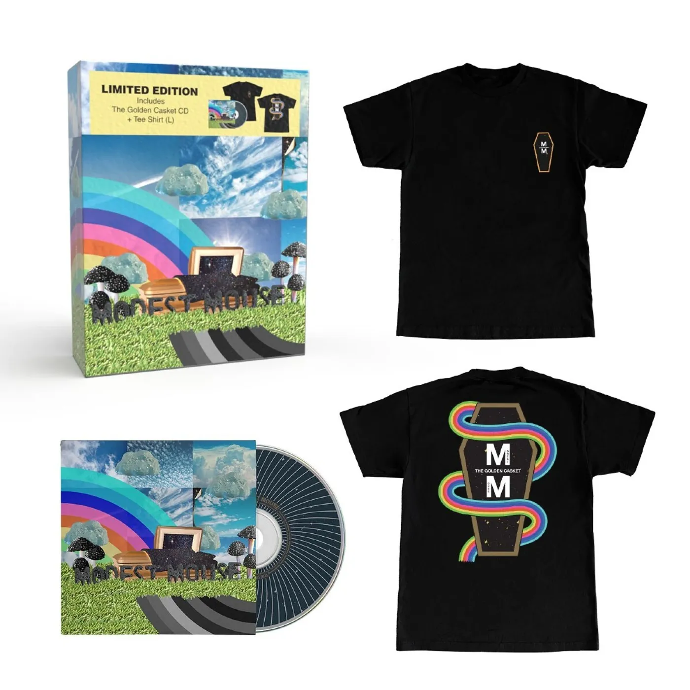 Modest Mouse The Golden Casket - Ltd Edition Standard CD + Shirt Boxed Set