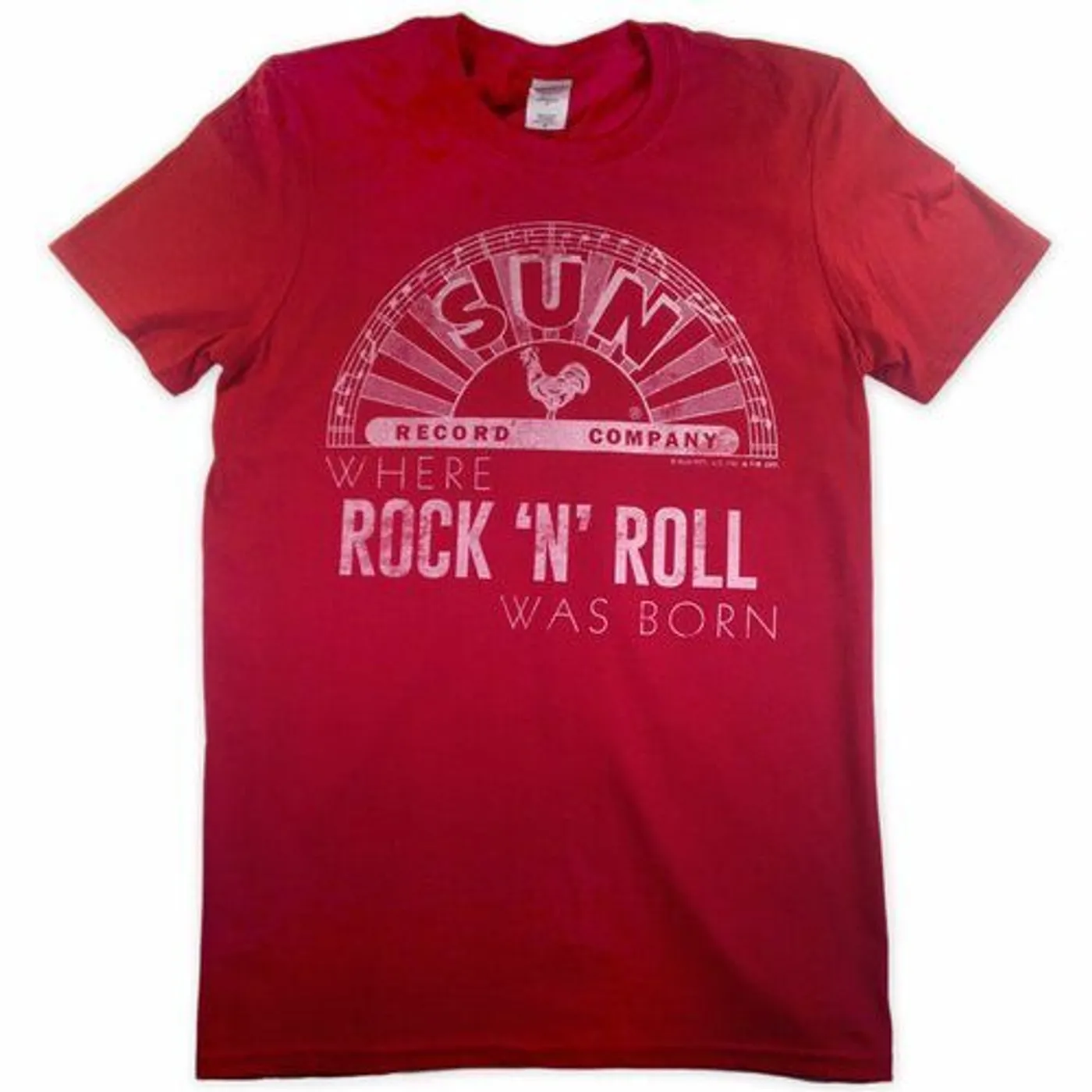 Sun Records Sun Red R&R Half Logo Tee