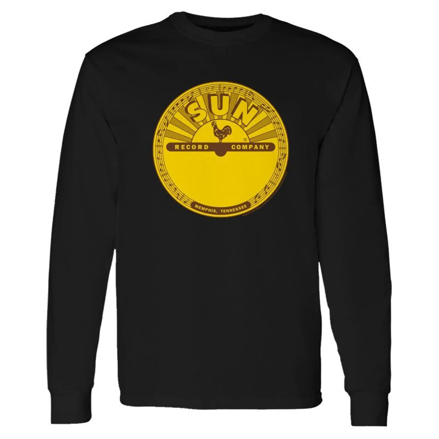 Sun Records Logo Long Sleeve Shirt - Black