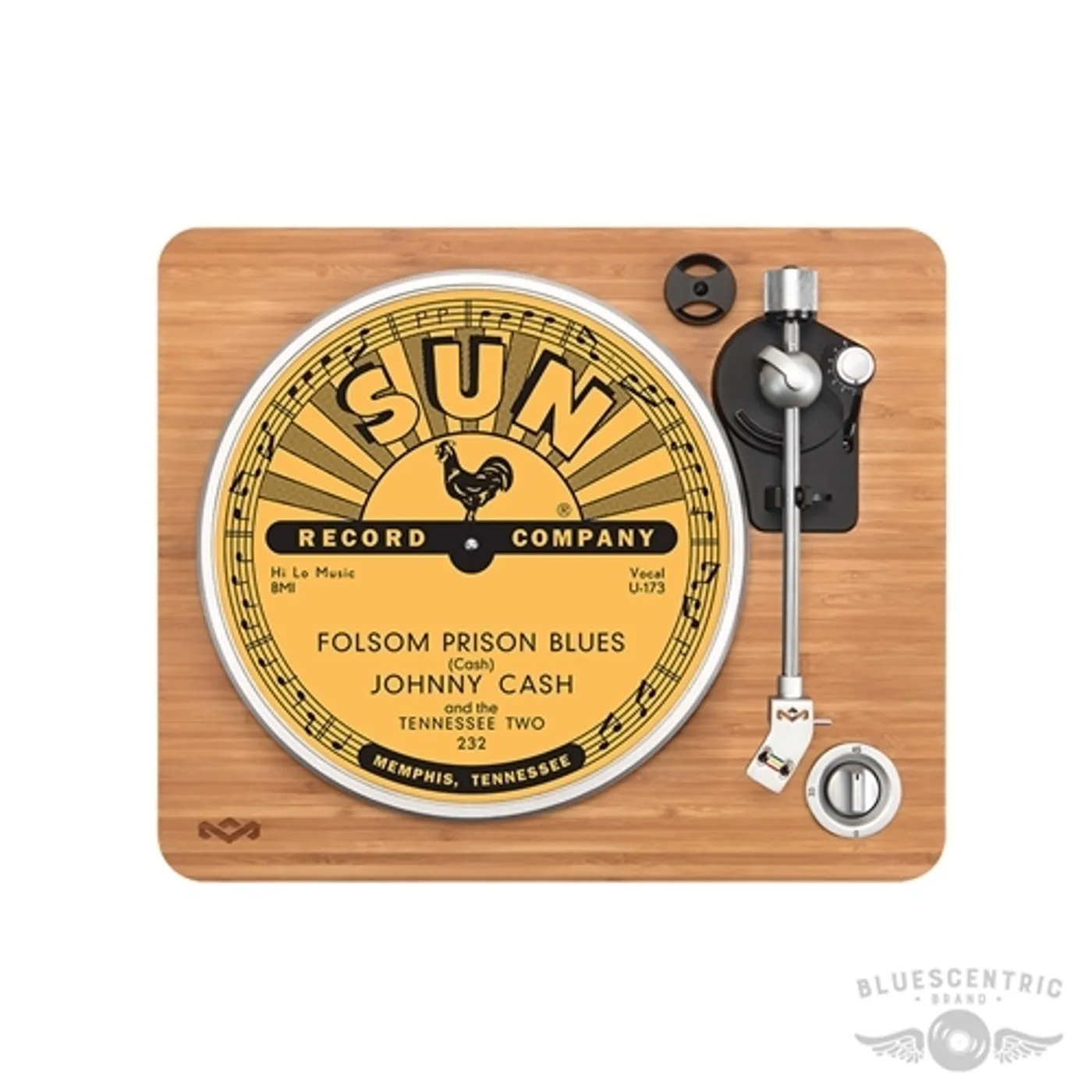Sun Records Johnny Cash Folsom Prison Blues Turntable Slip Mat