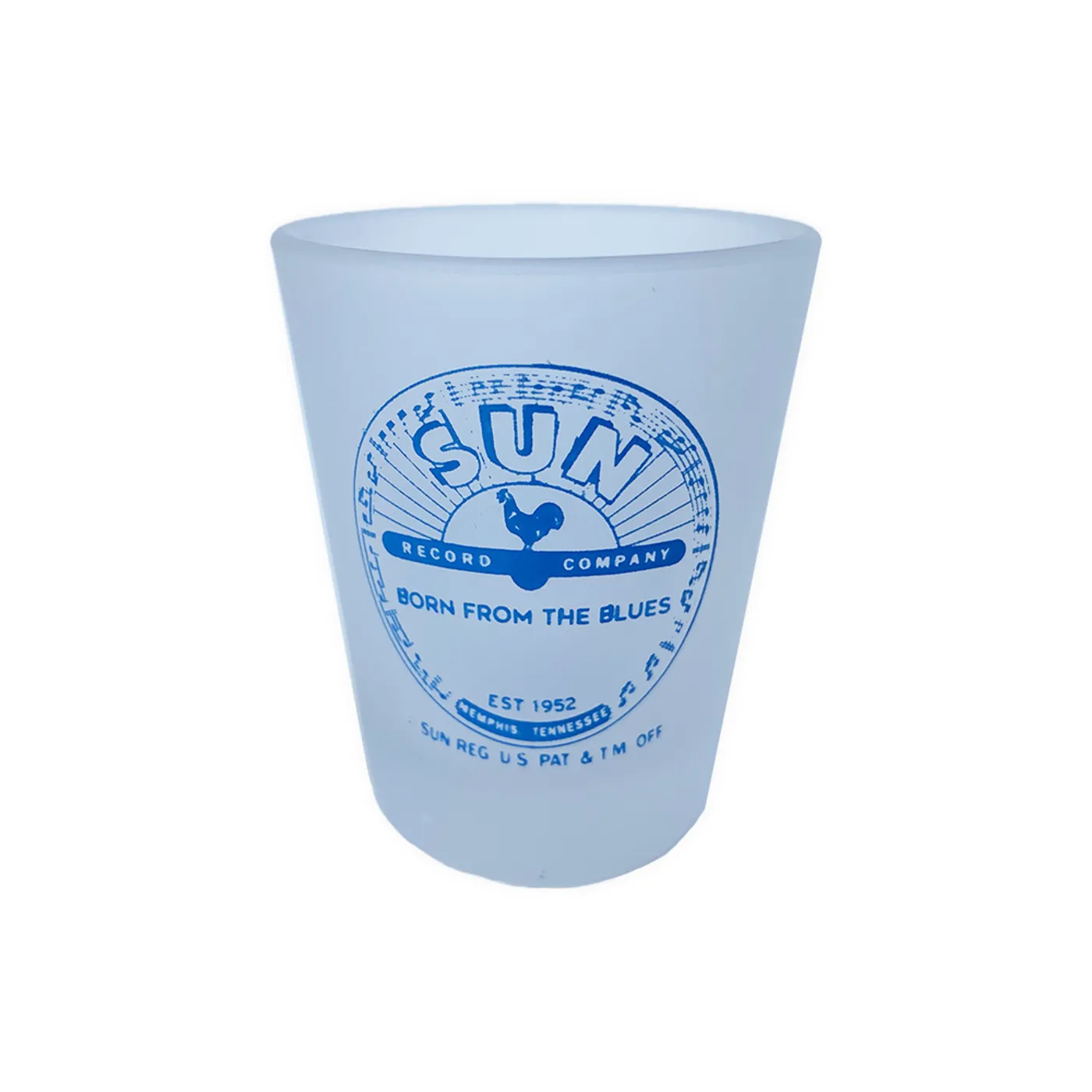 Sun Records Sun Born from the Blues Shot Glass - Frost