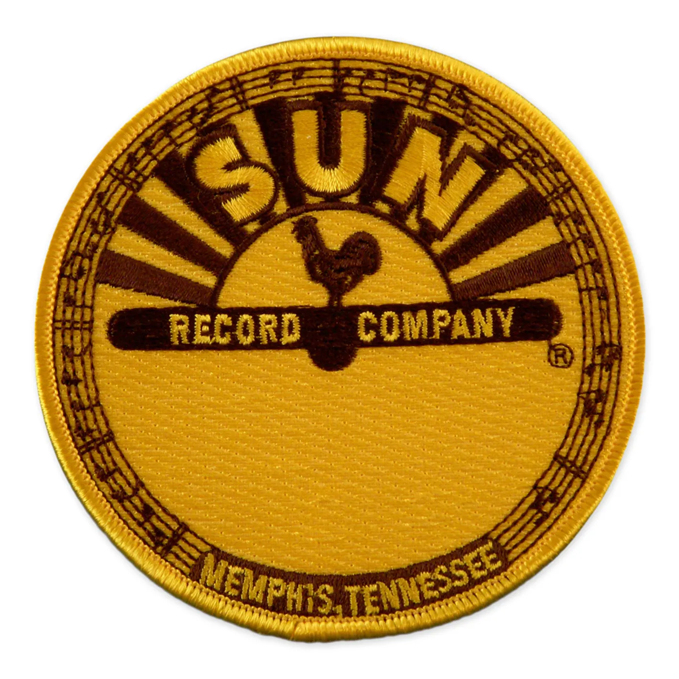 Sun Records Sun Embroidered Patch - Memphis