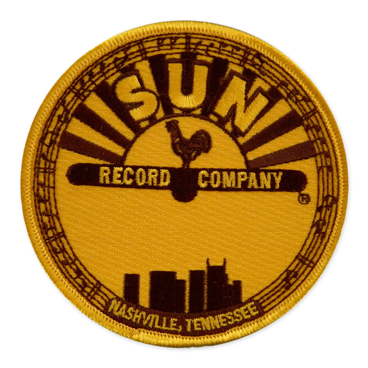 Sun Records Sun Embroidered Patch - Nashville