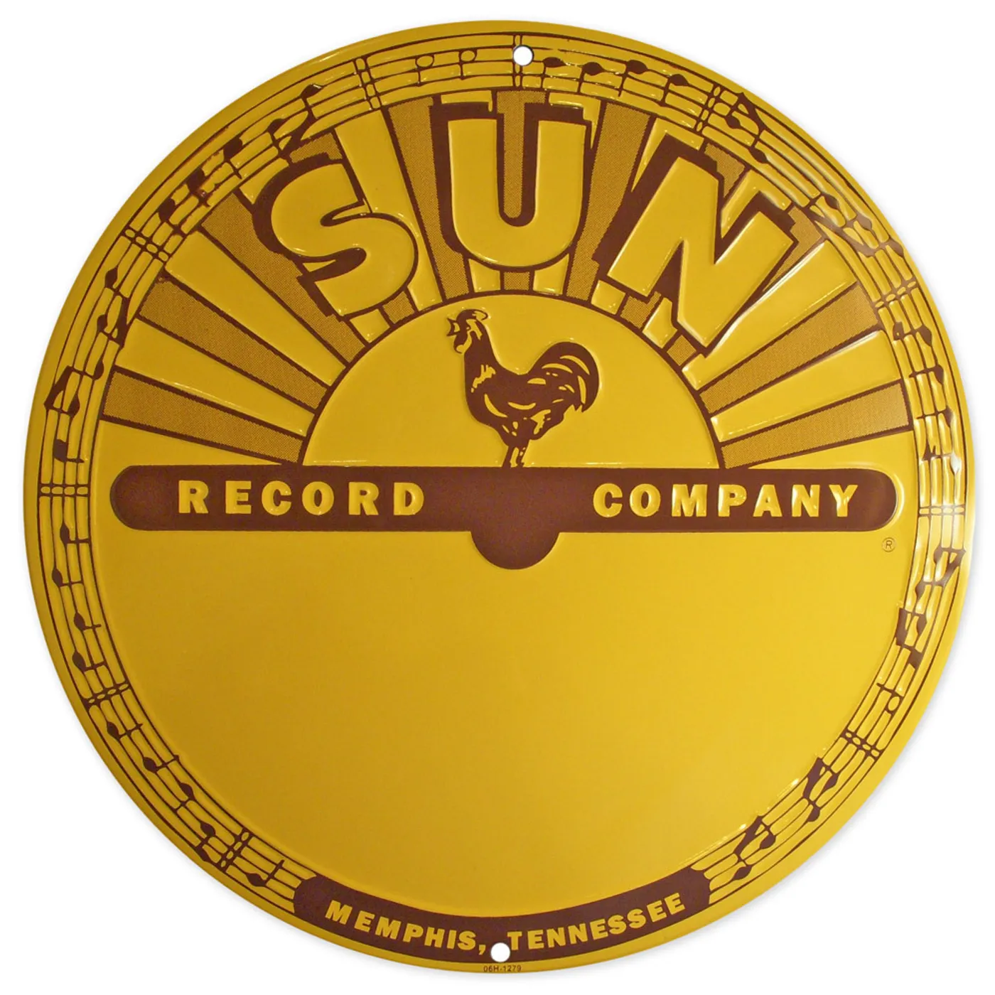Sun Records Sun Logo Aluminum Sign