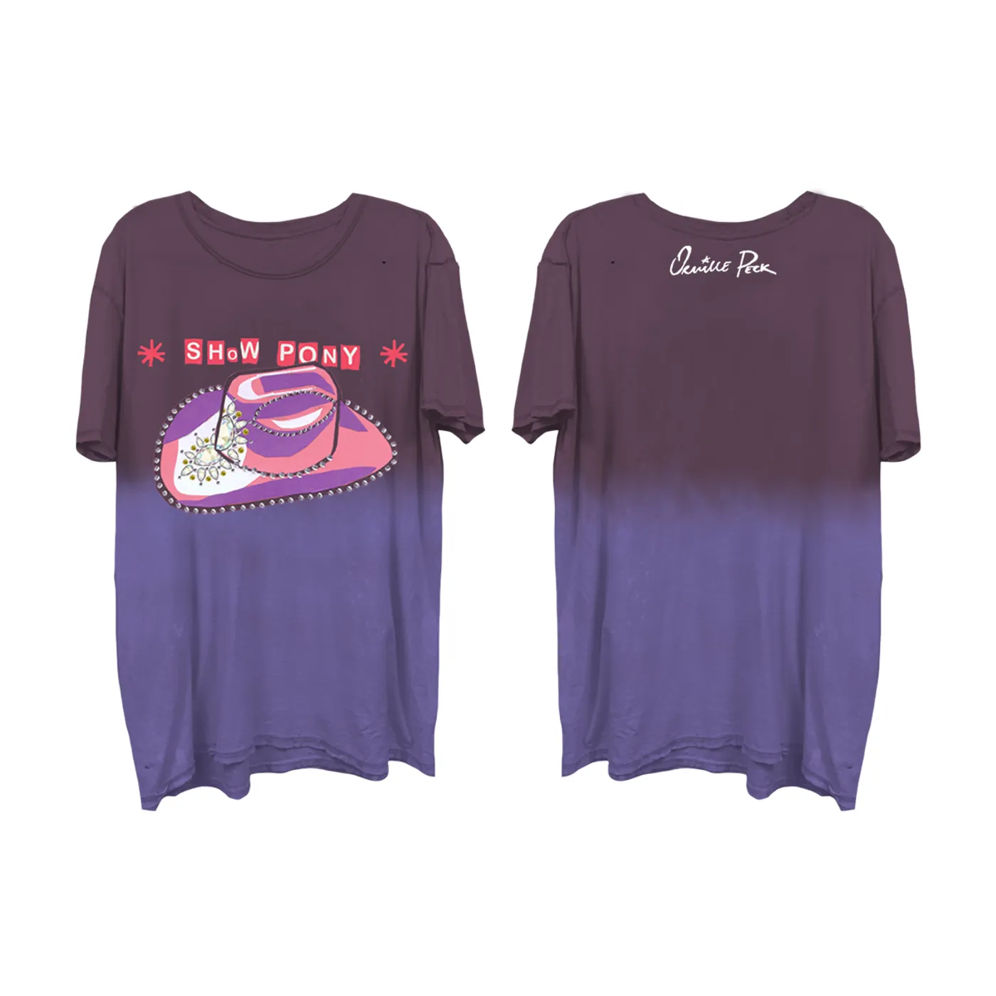 Orville Peck Show Pony Purple Gradient Tee