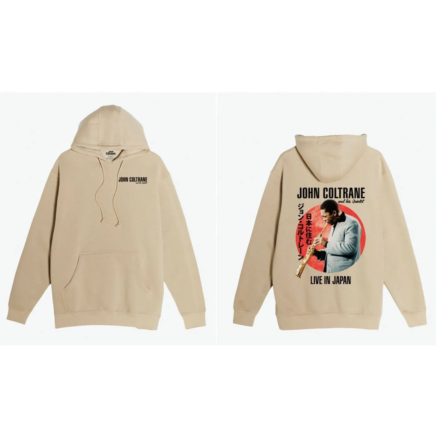 John Coltrane Live in Japan 1966 Hooded Sweatshirt